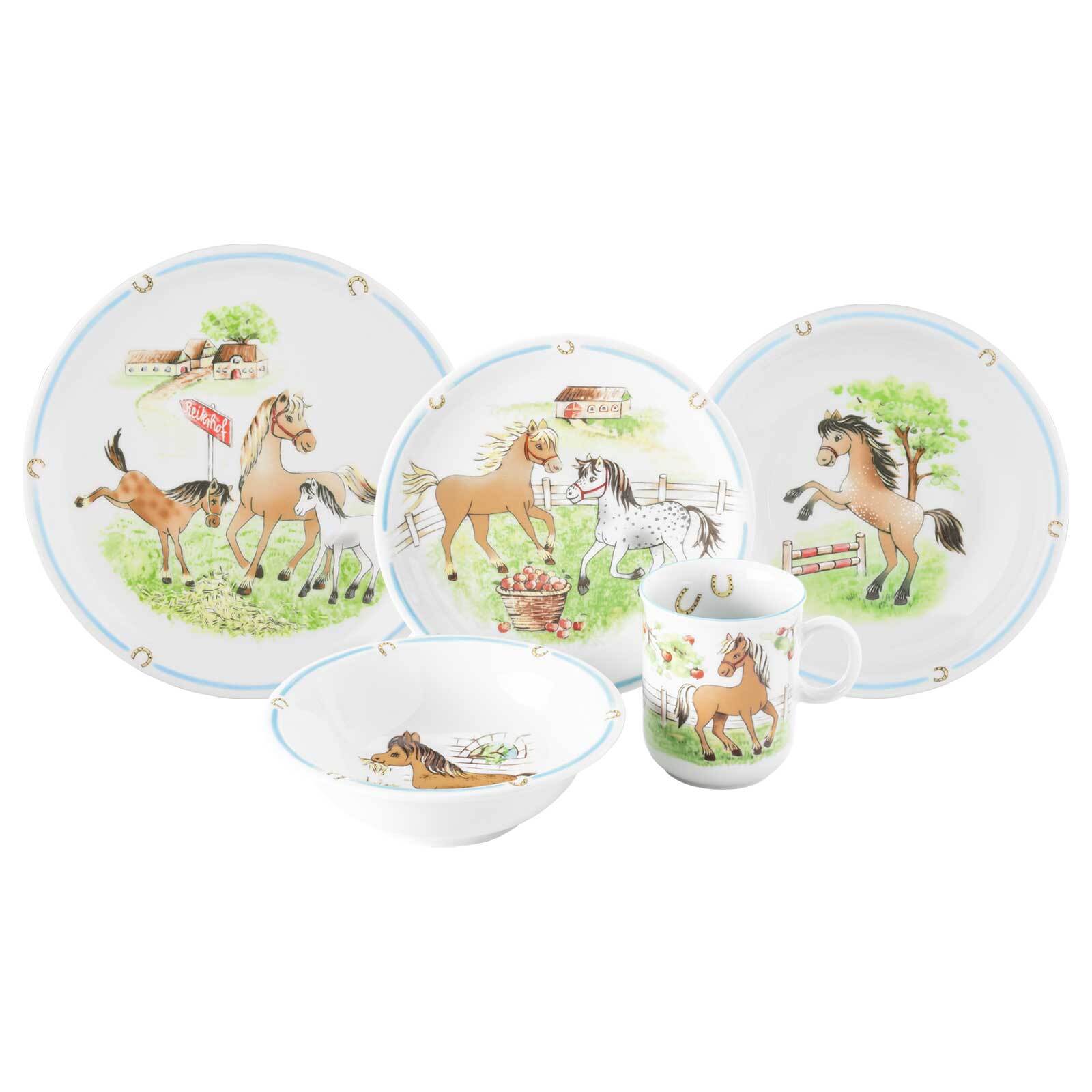 Seltmann Weiden Kindergeschirr Set Compact Mein Pony 5er Set - Bild 1