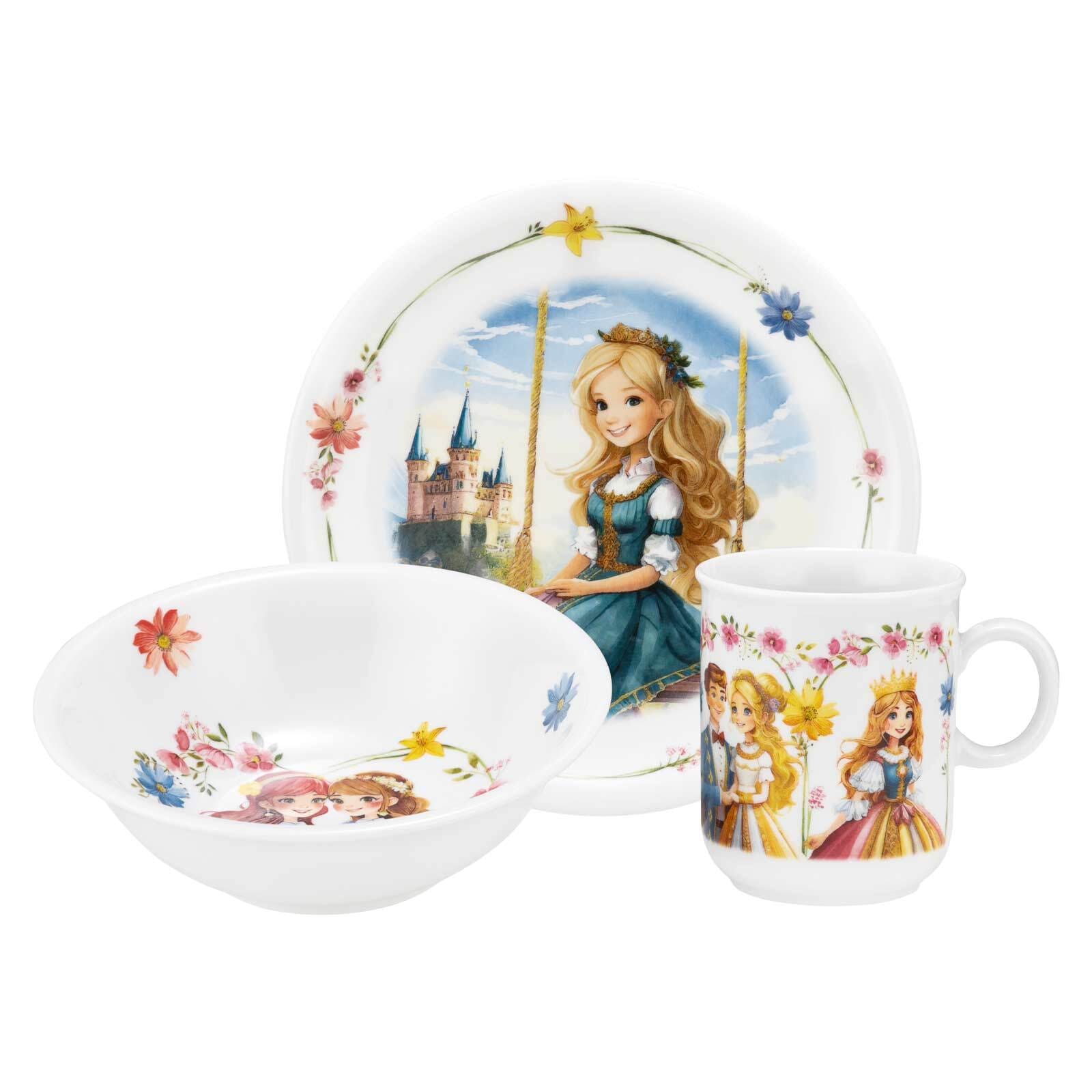 Seltmann Weiden Kindergeschirr Set Compact Prinzessin 3er Set - Bild 1