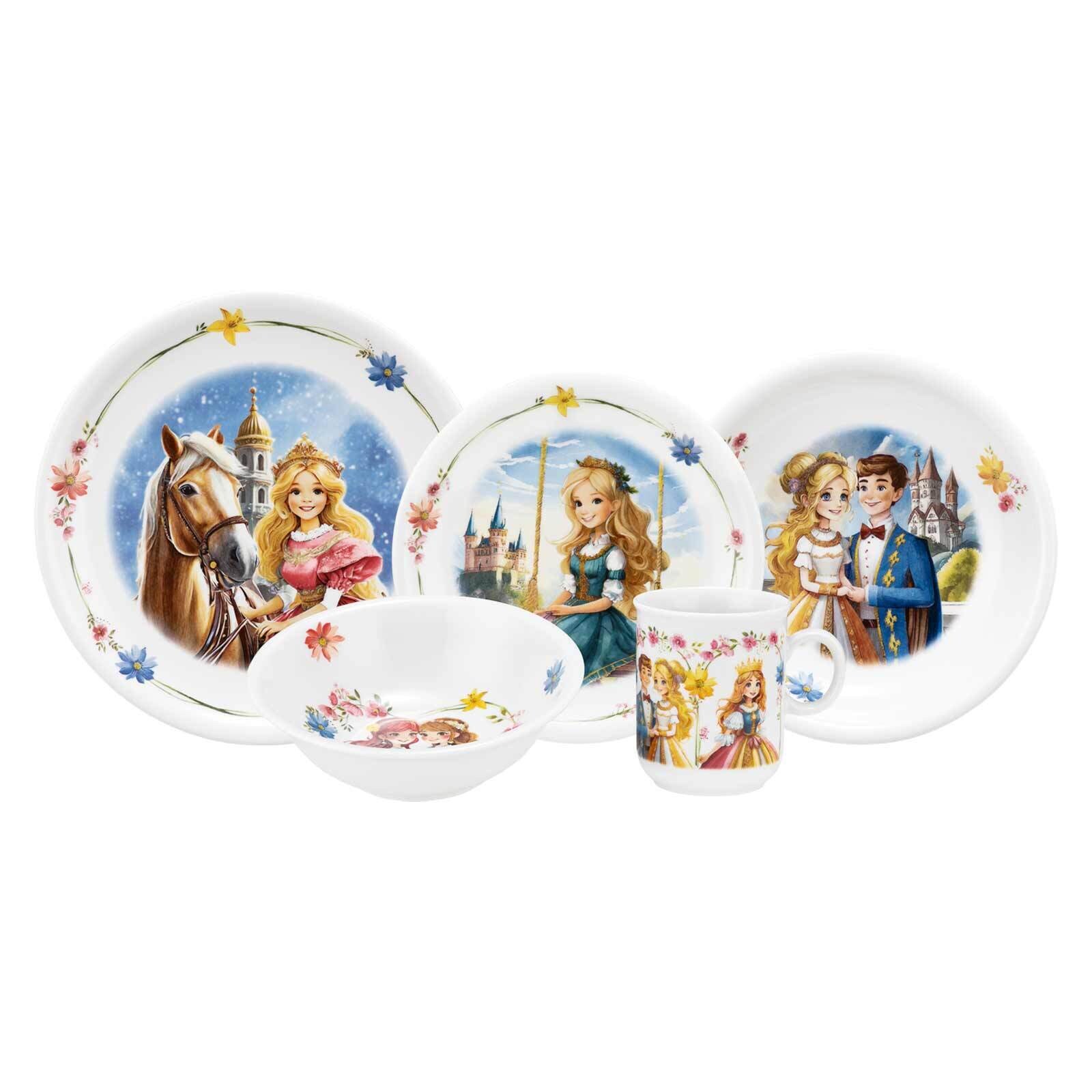 Seltmann Weiden Kindergeschirr Set Compact Prinzessin 5-tlg.