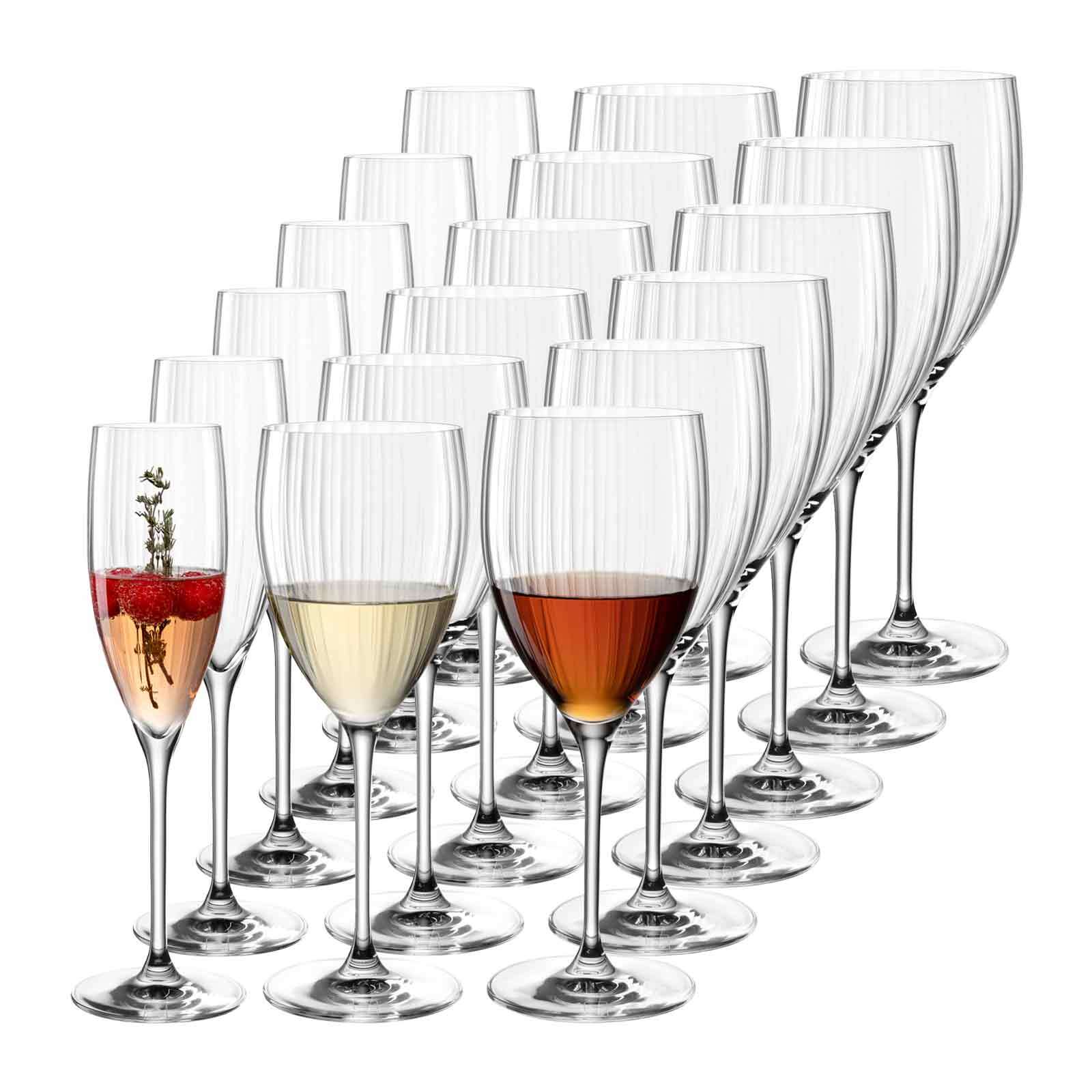 Leonardo Wein- und Sektgl&auml;ser Set Poesia 18er Set - Bild 1
