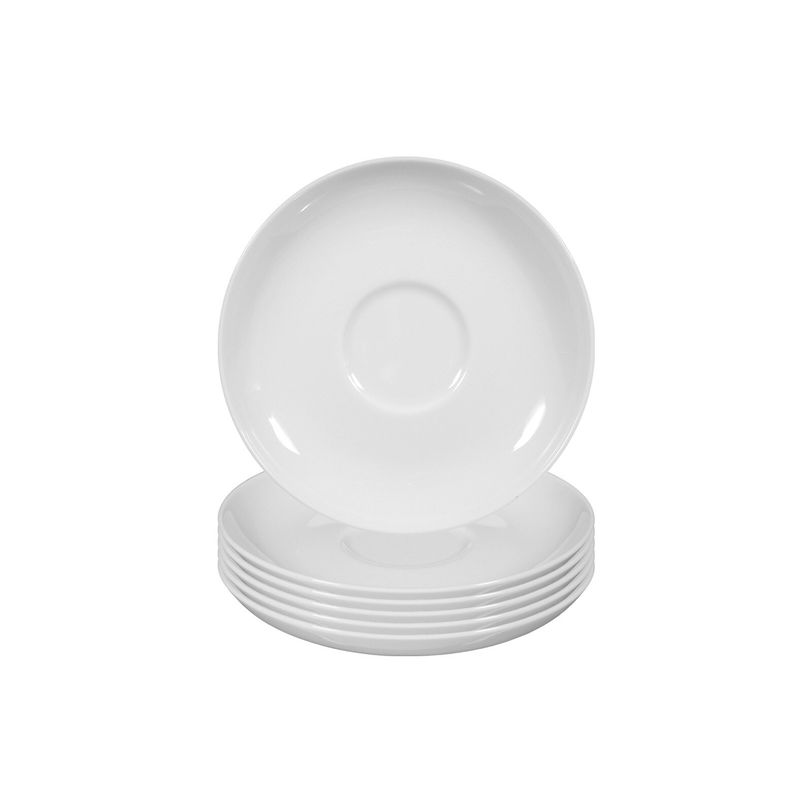 Seltmann Weiden Kombi-Untertassen Rondo/Liane &oslash; 14,7 cm 6er Set - Bild 1