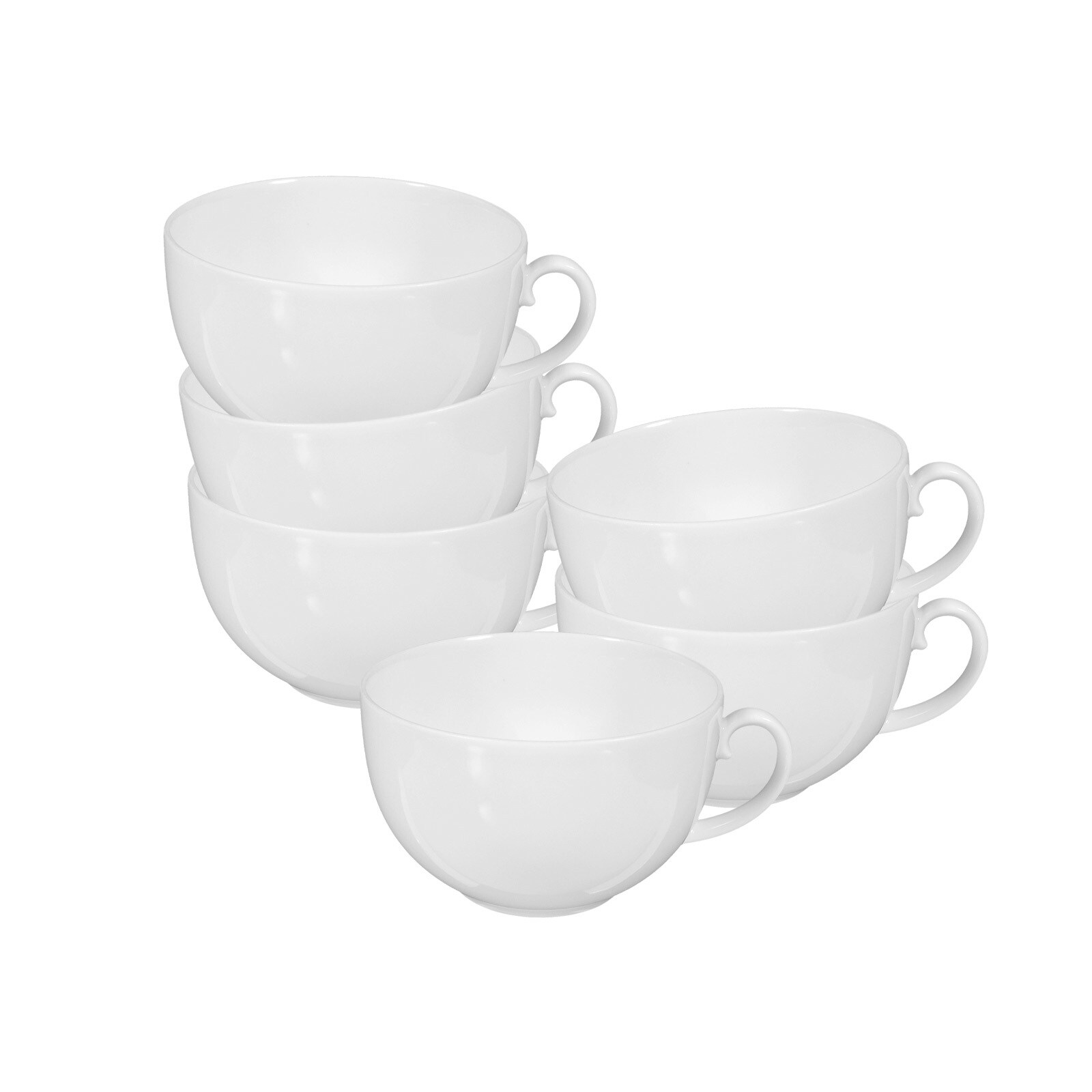 Seltmann Weiden Milchkaffeetassen Rondo/Liane 0,35 l 6er Set