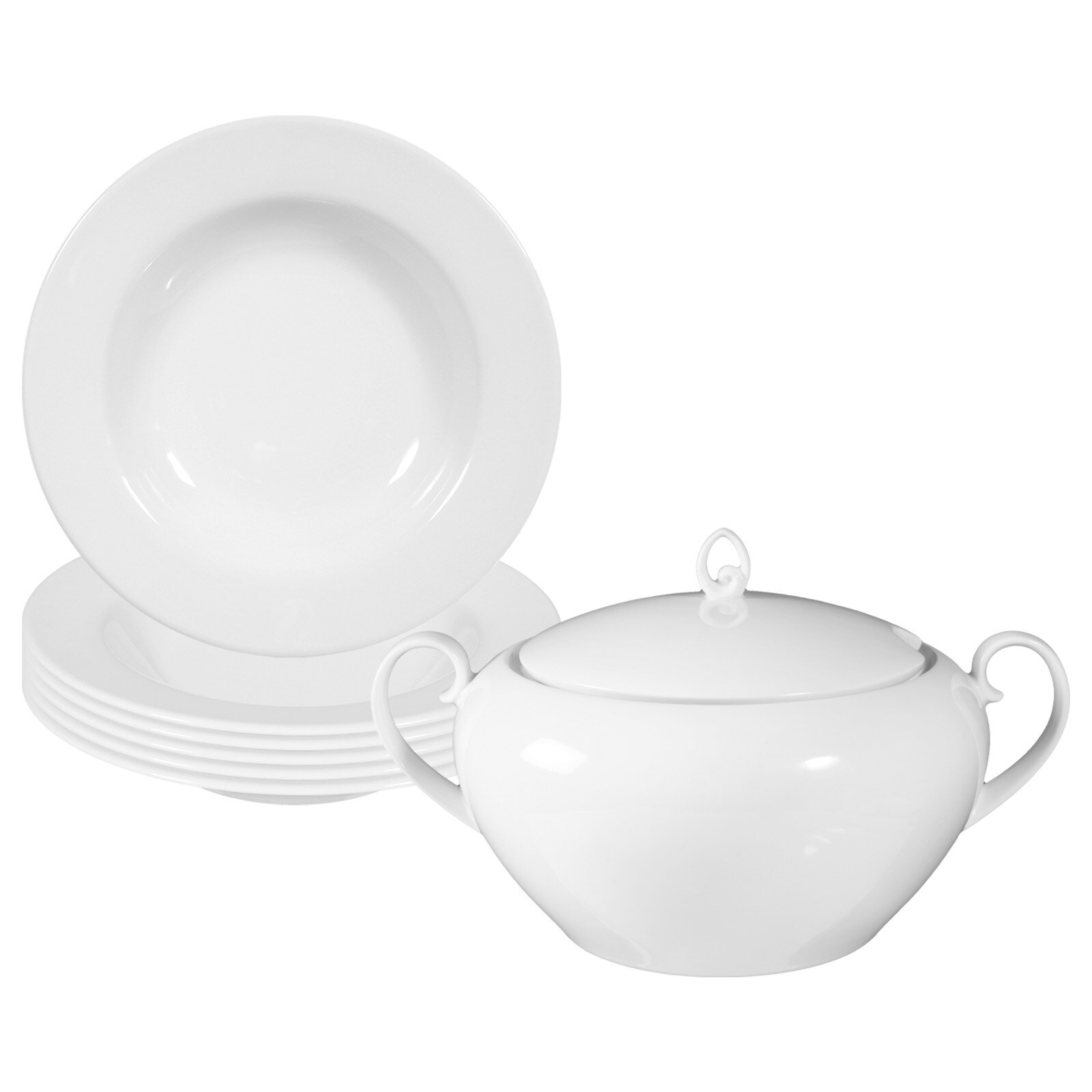 Seltmann Weiden Suppen-Set Rondo/Liane 7er Set - Bild 1