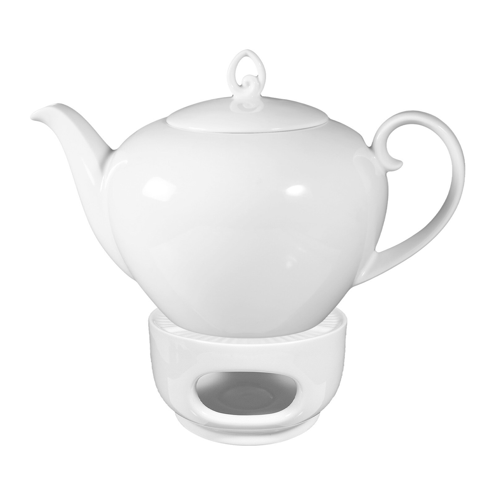 Seltmann Weiden Teekanne mit St&ouml;vchen Rondo/Liane 1,1 Liter 2er Set - Bild 1