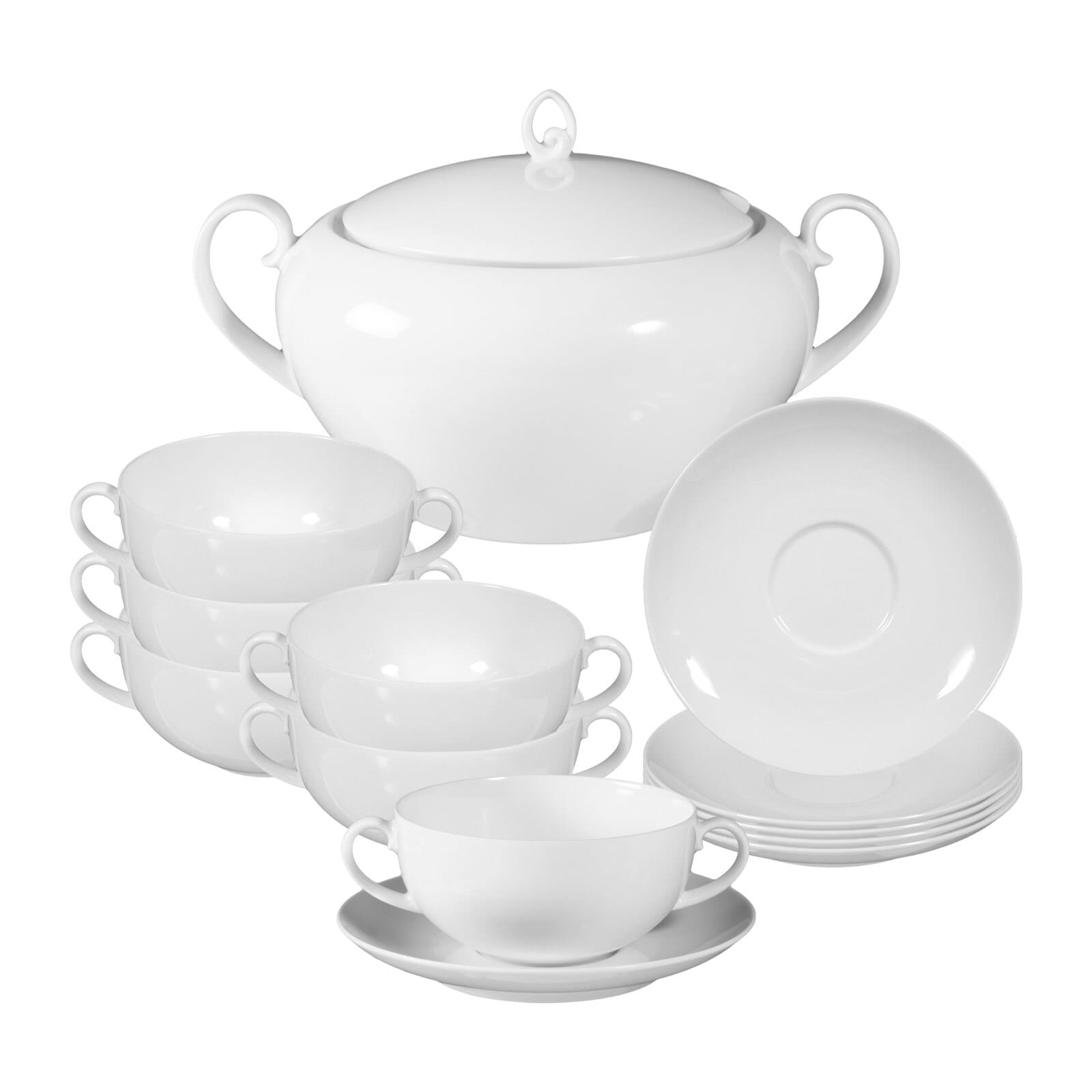 Seltmann Weiden Suppen-Set Rondo/Liane 13er Set - Bild 1