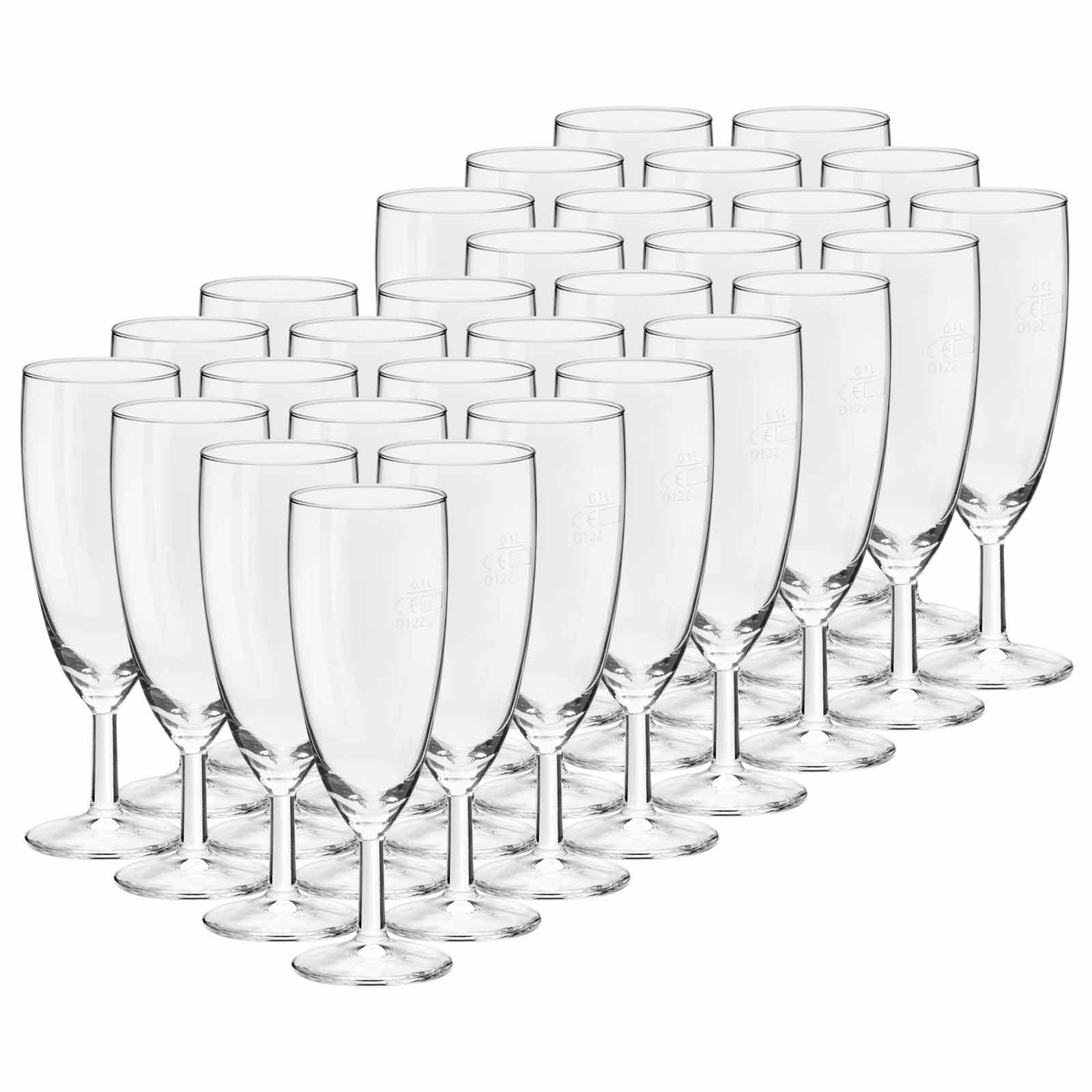 Van Well Sektgl&auml;ser geeicht Royalty 0,1 l 30er Set - Bild 1