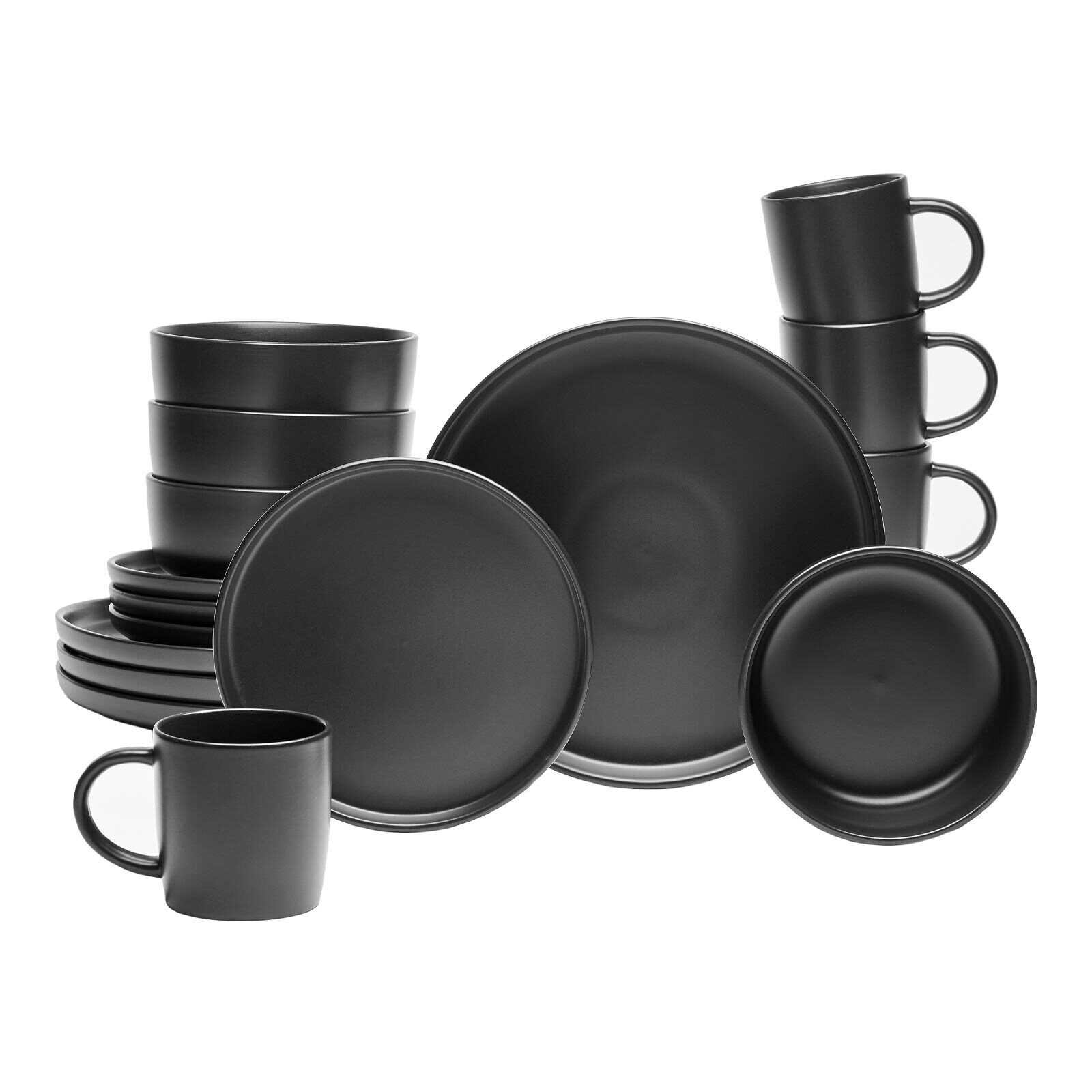 Van Well Kombiservice Nero 16er Set | 04009290173438