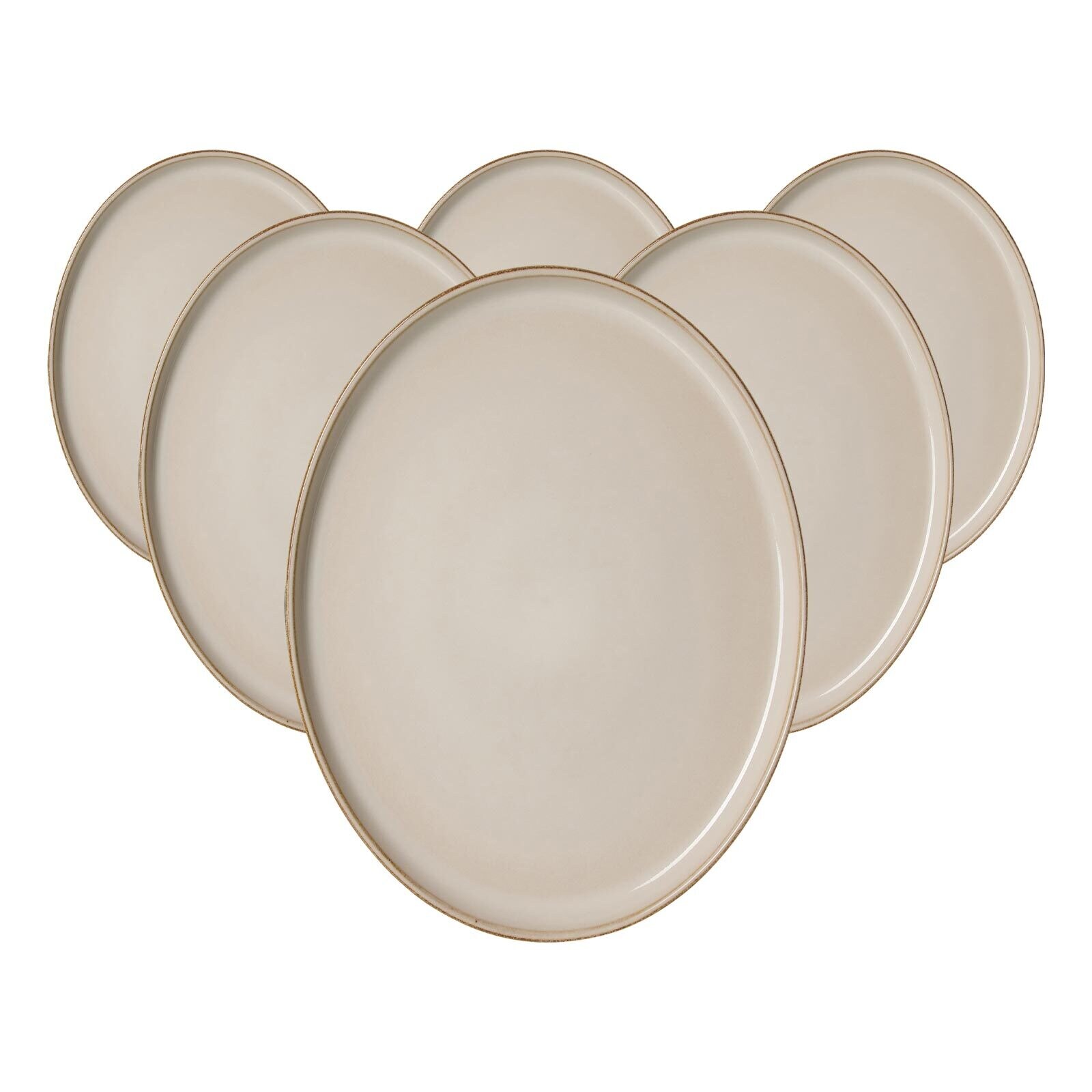 Ritzenhoff & Breker Platte Olivia 25 x 19 cm 6er Set
