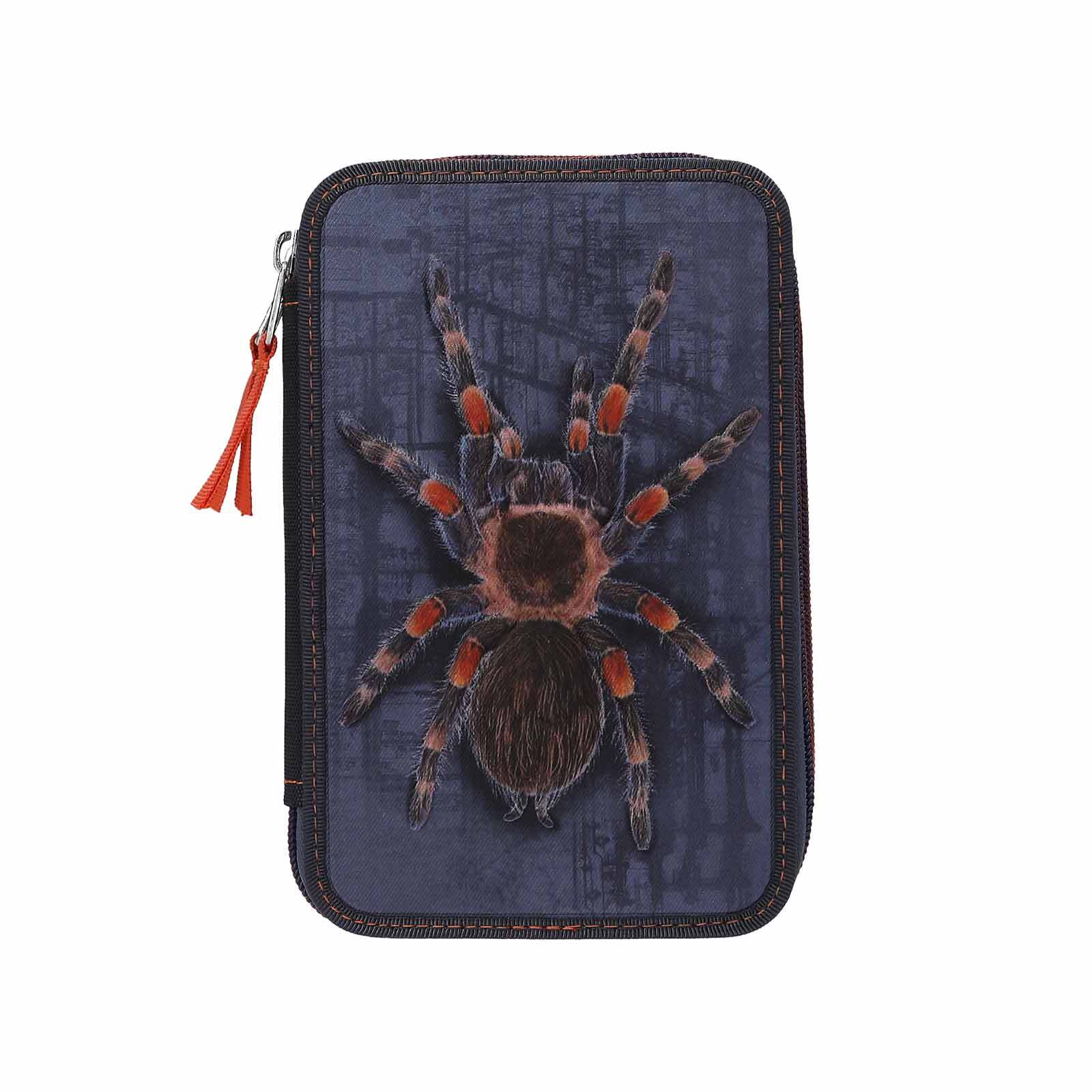 Depesche 2-Fach Federtasche mit Spinne Adventure World 5,5 x 12 x 19 cm - Bild 1