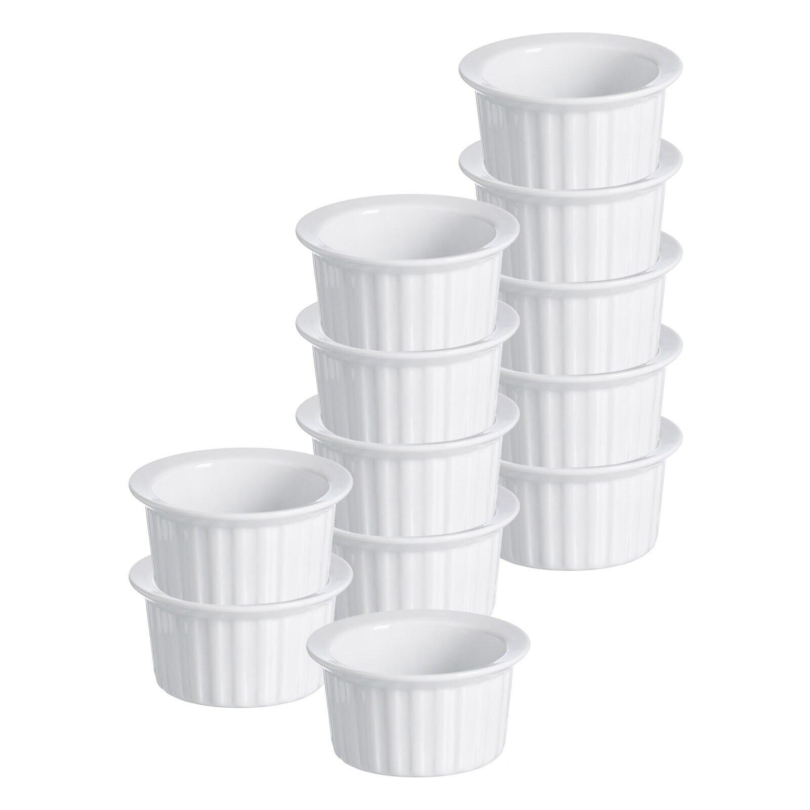Ritzenhoff & Breker Auflaufformen Bianco &oslash; 10 cm 12er Set - Bild 1