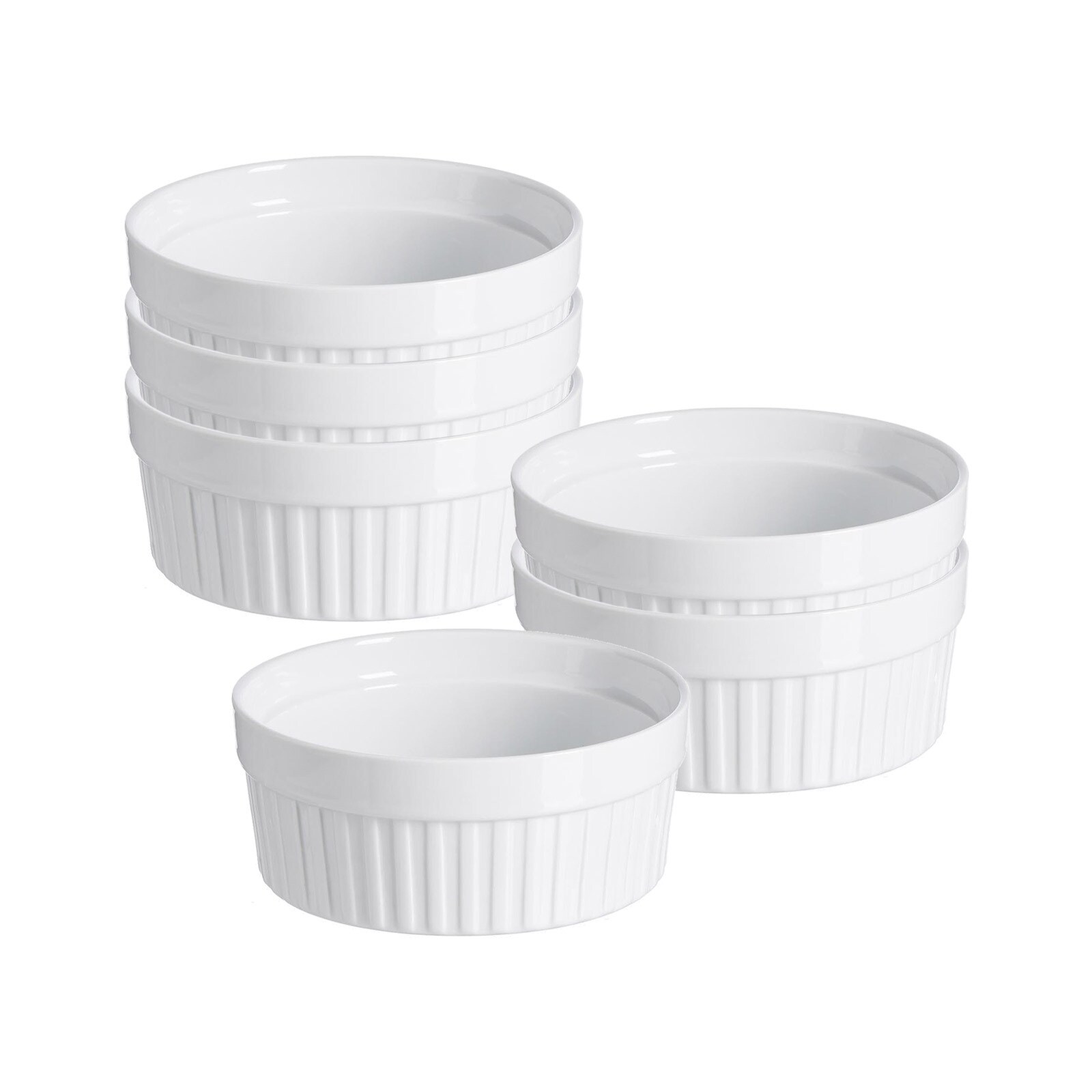 Ritzenhoff & Breker Auflaufformen Bianco &oslash; 15 cm 6er Set - Bild 1