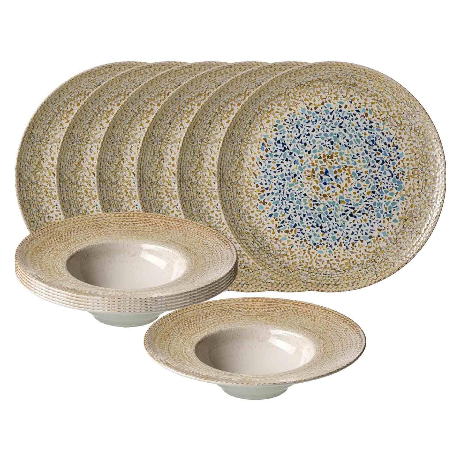 Ritzenhoff & Breker Gourmet-Set Rimini Mosaik 12er Set - Bild 1