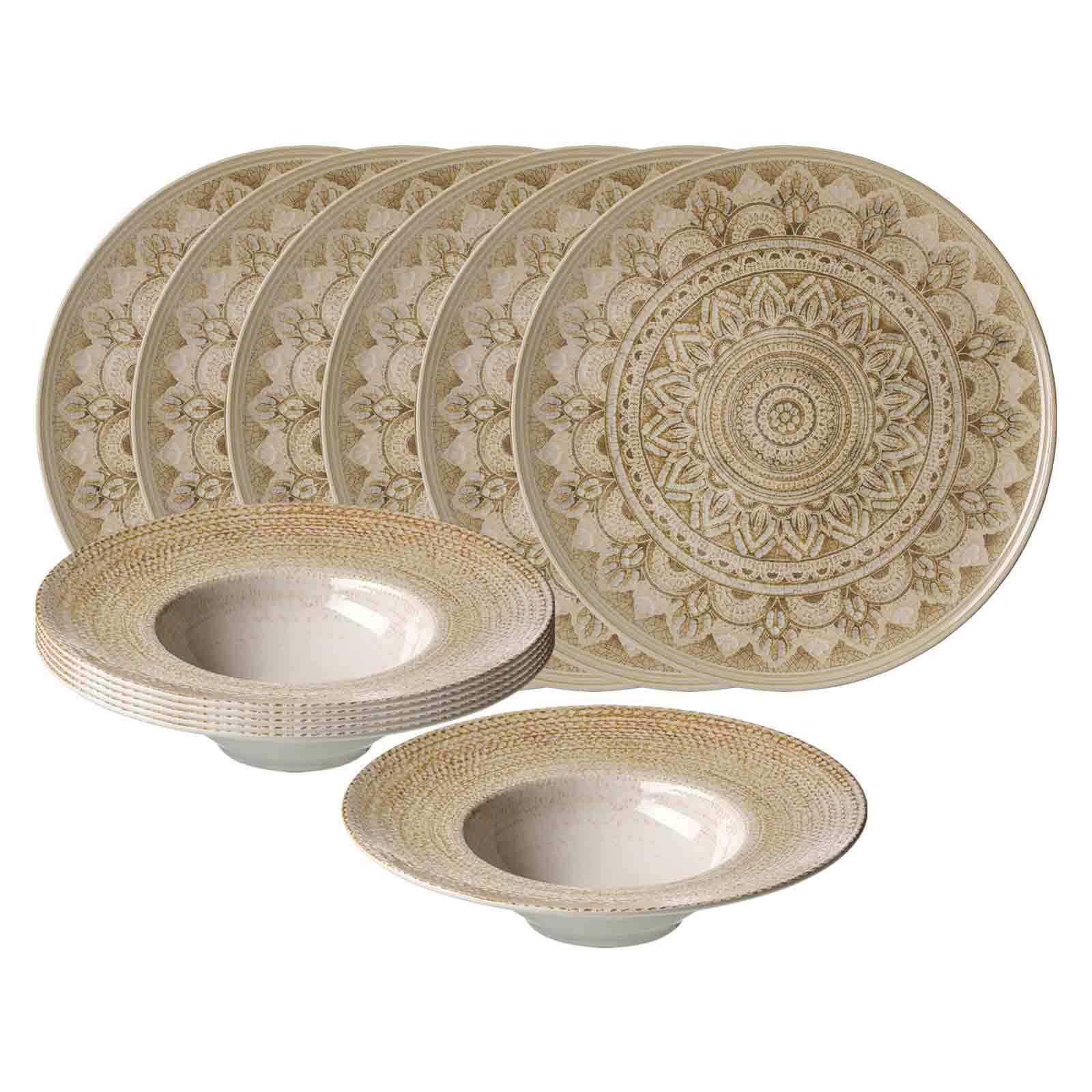 Ritzenhoff & Breker Gourmet-Set Rimini Mandala 12-tlg.