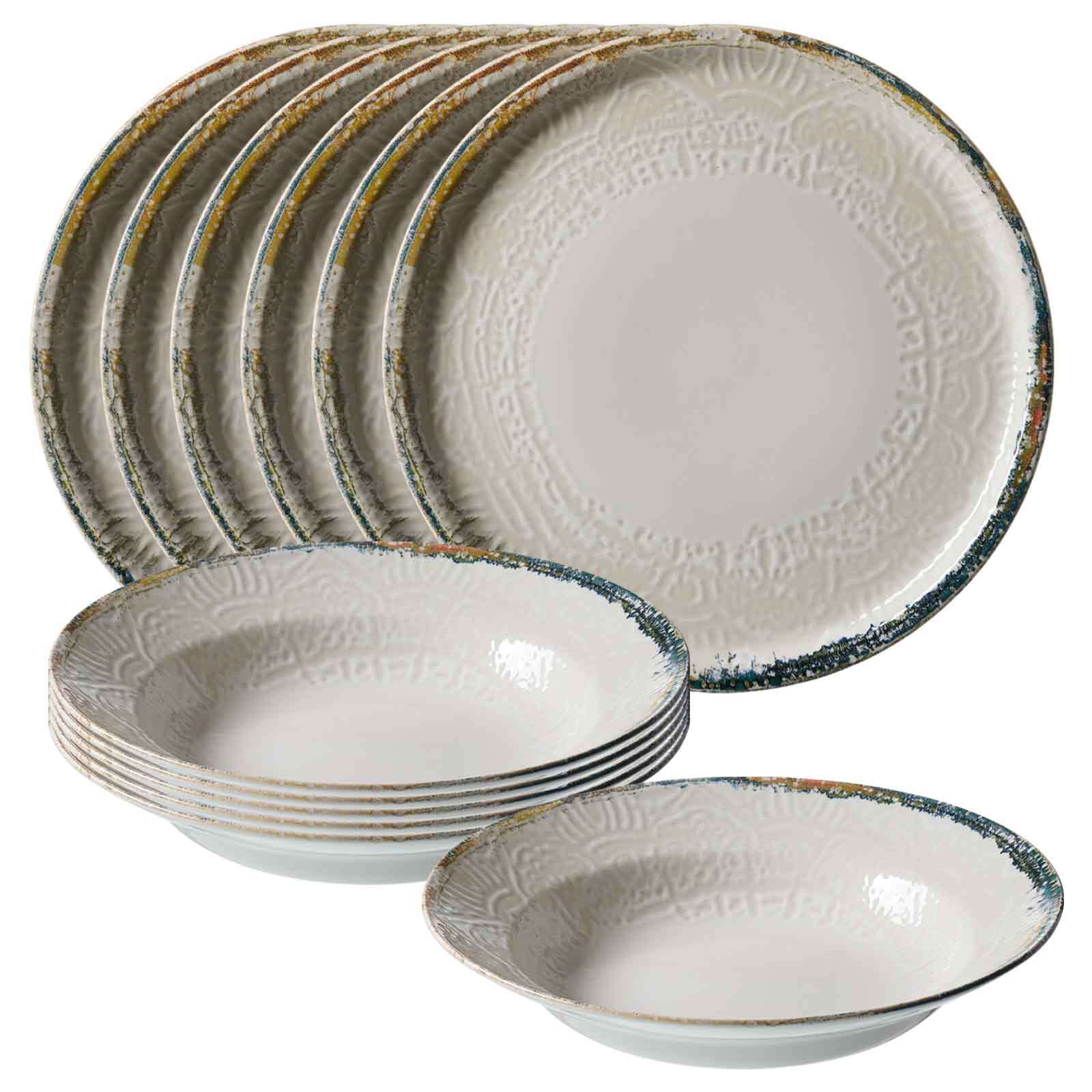 Ritzenhoff & Breker Pizza- und Pasta Set Alfonso 12er Set - Bild 1