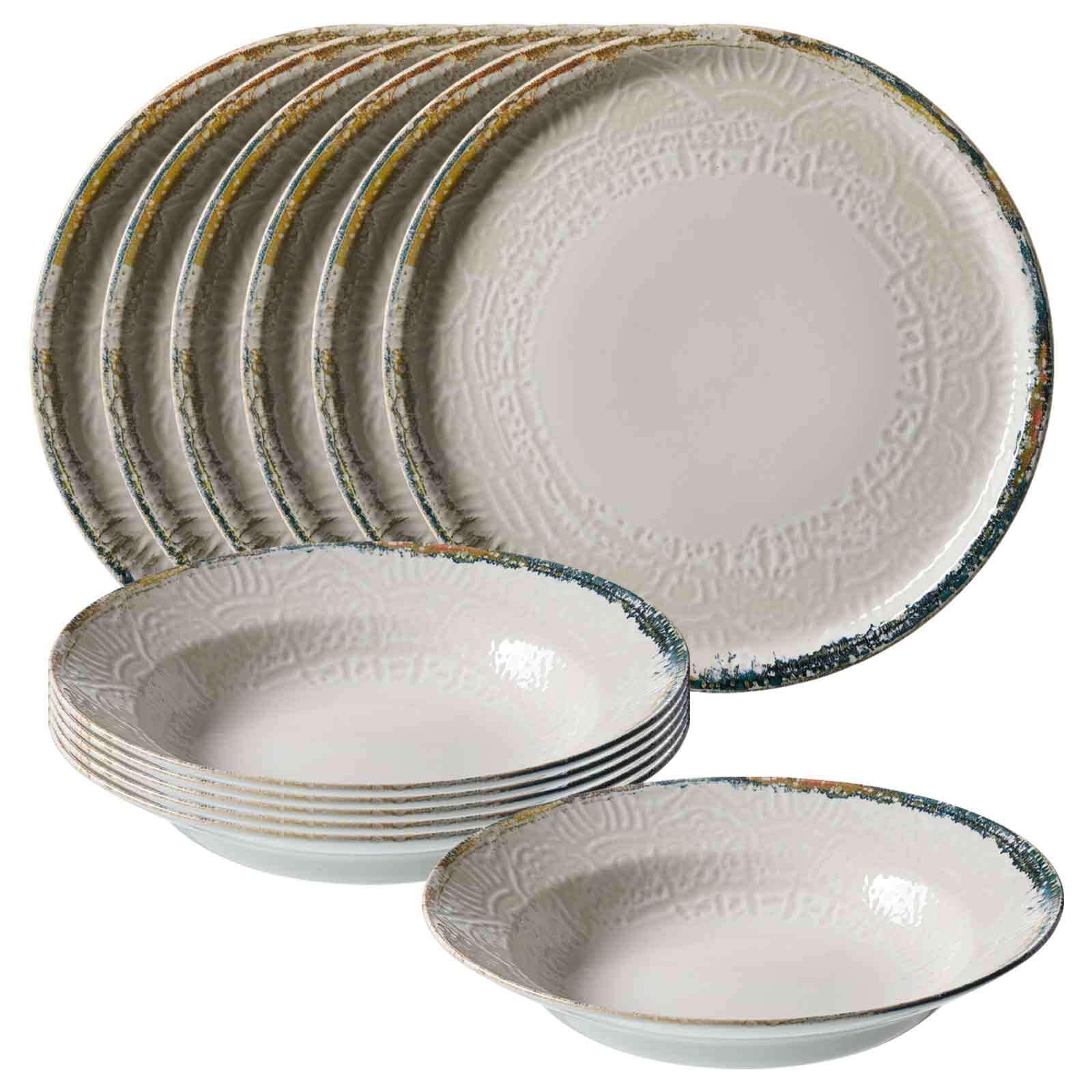 Ritzenhoff & Breker Pizza- und Pasta Set Alfonso 12-tlg.