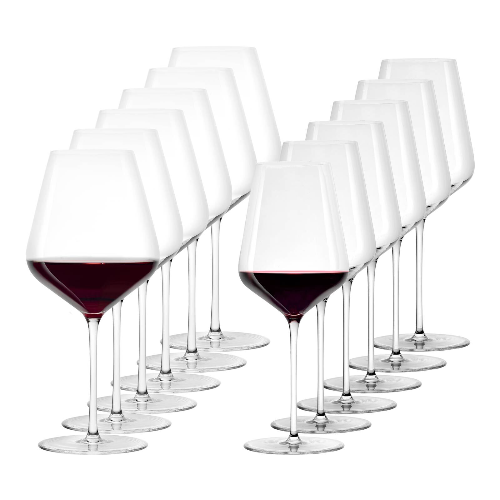St&ouml;lzle Lausitz Bordeaux- & Burgundergl&auml;ser Starlight 12er Set - Bild 1