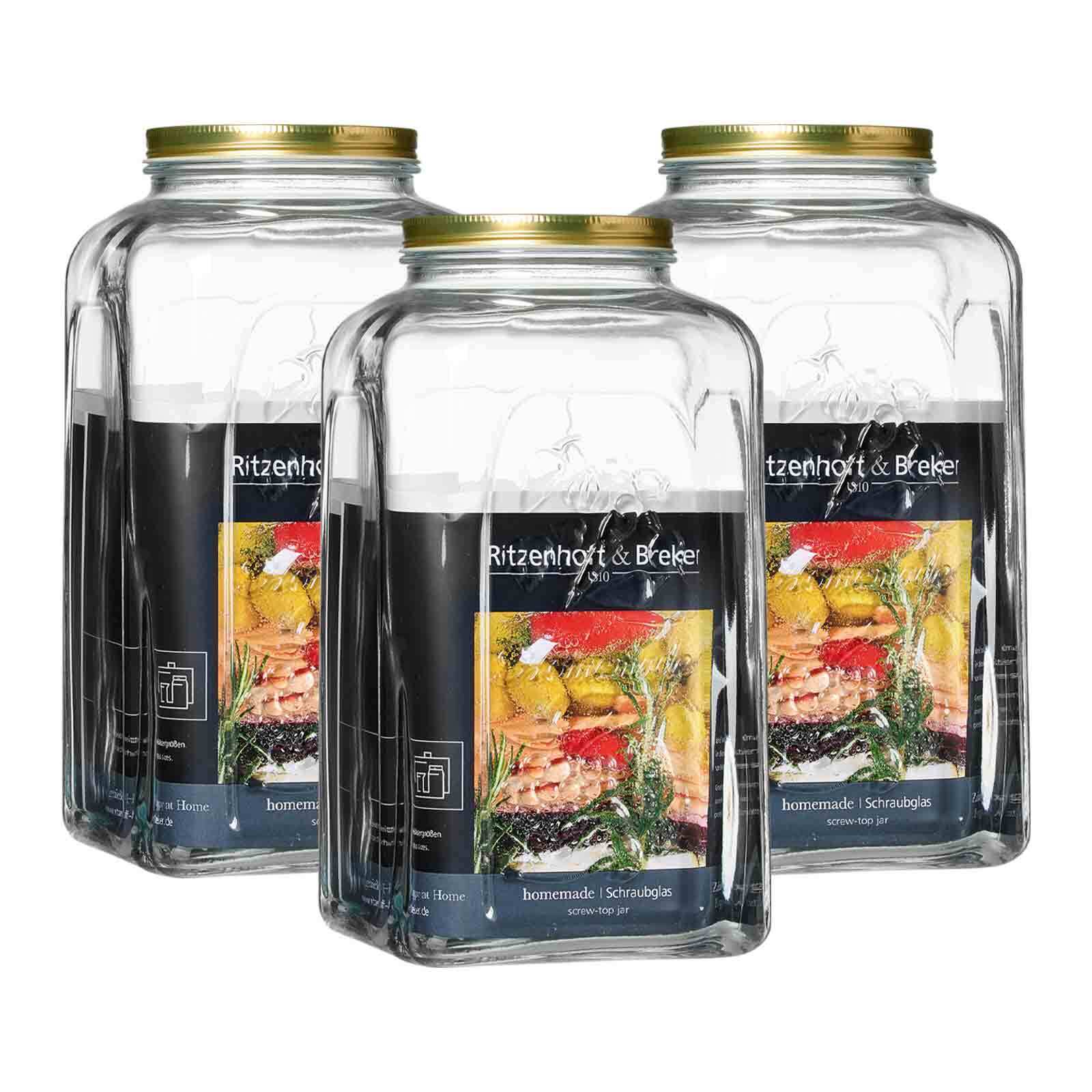 Ritzenhoff & Breker Einmachgl&auml;ser Homemade 5 l 3er Set - Bild 1