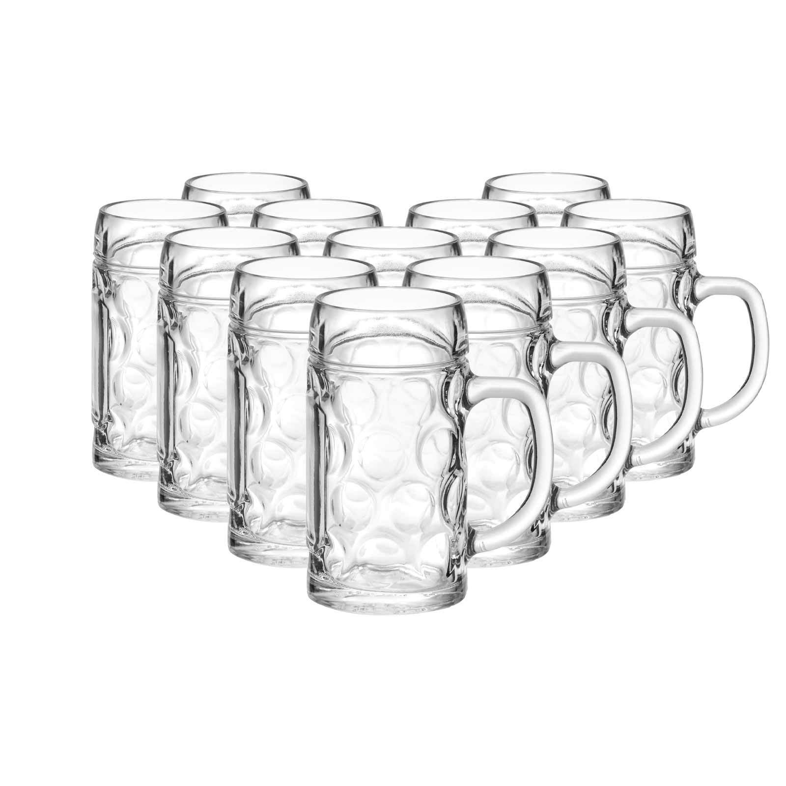 Van Well Bierkr&uuml;ge geeicht M&uuml;nchen 0,5 Liter 12er Set - Bild 1