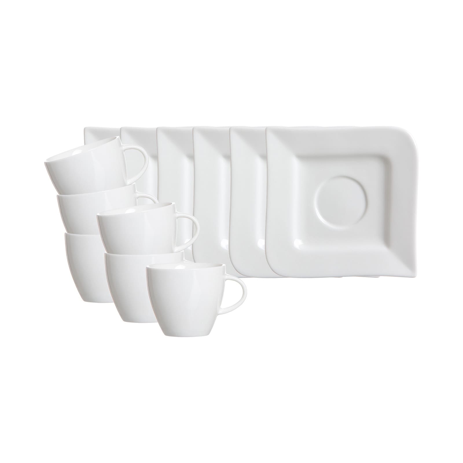 Ritzenhoff & Breker Espressotassen mit Untertassen Melodie 80 ml 6er Set