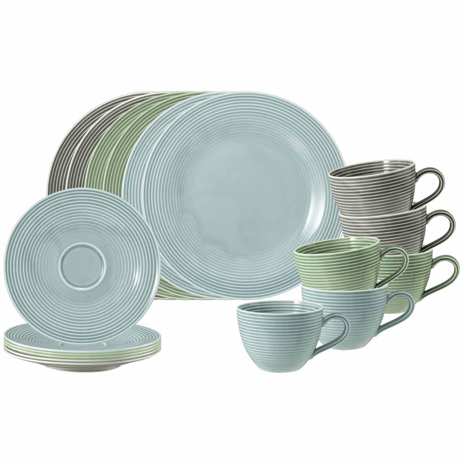 Seltmann Weiden Kaffeeservice Beat Color Glaze 18er Set - Bild 1