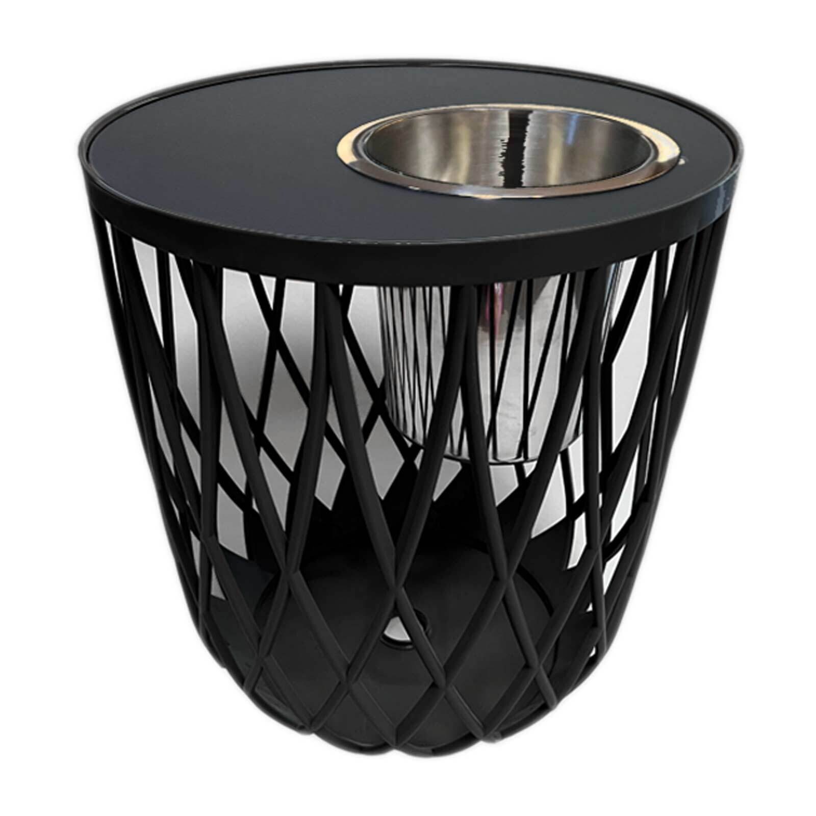 COOTAB COOLER TABLE Beistelltisch mit Edelstahl-Weinkühler Dubai 45 cm | 04262517041556