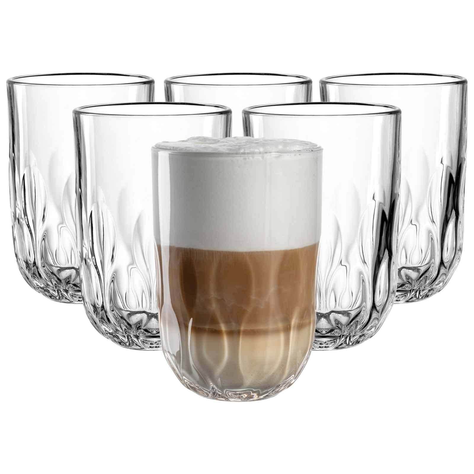Leonardo Latte Macchiato Gl&auml;ser (3) Gocce 390 ml 6er Set - Bild 1