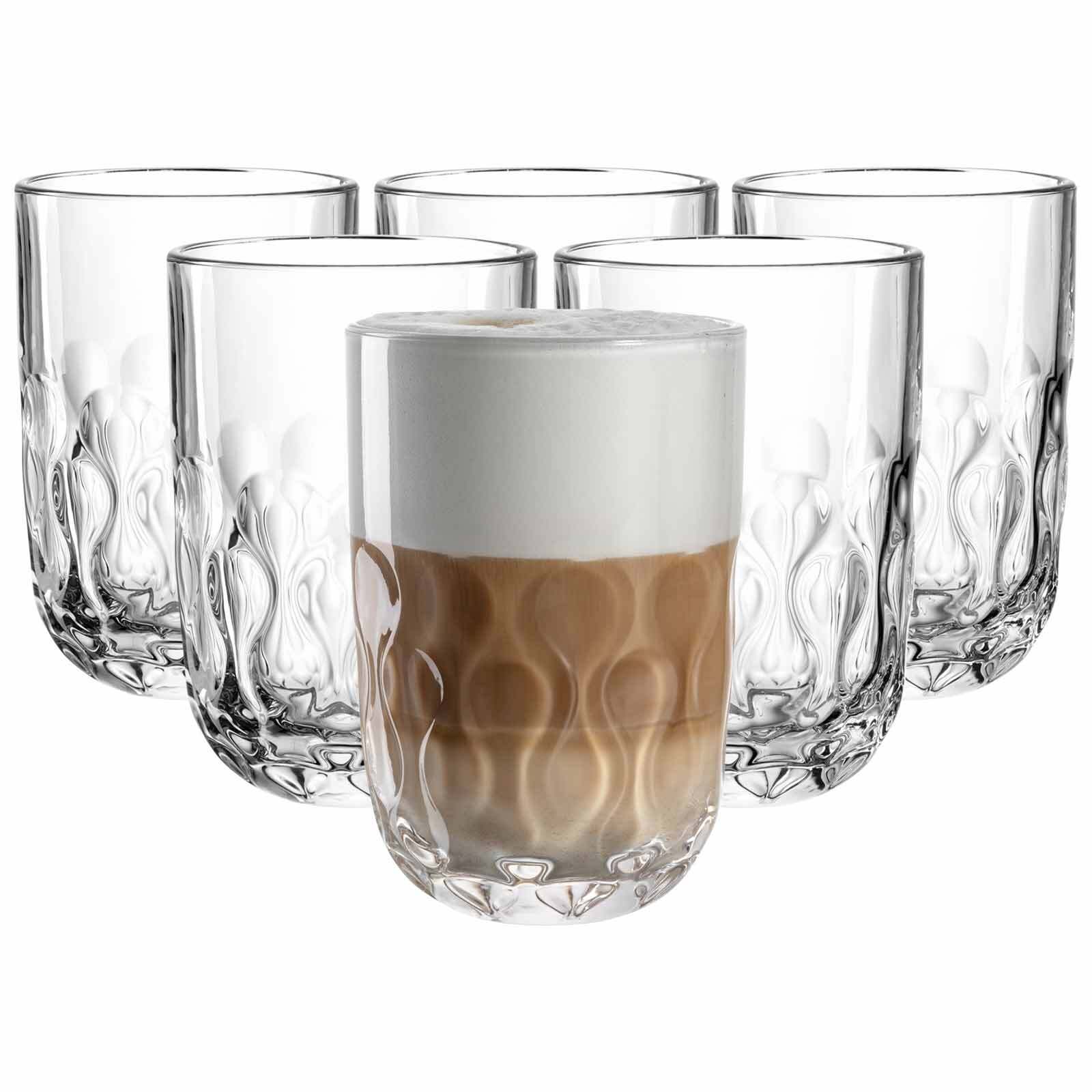Leonardo Latte Macchiato Gl&auml;ser (2) Gocce 390 ml 6er Set - Bild 1