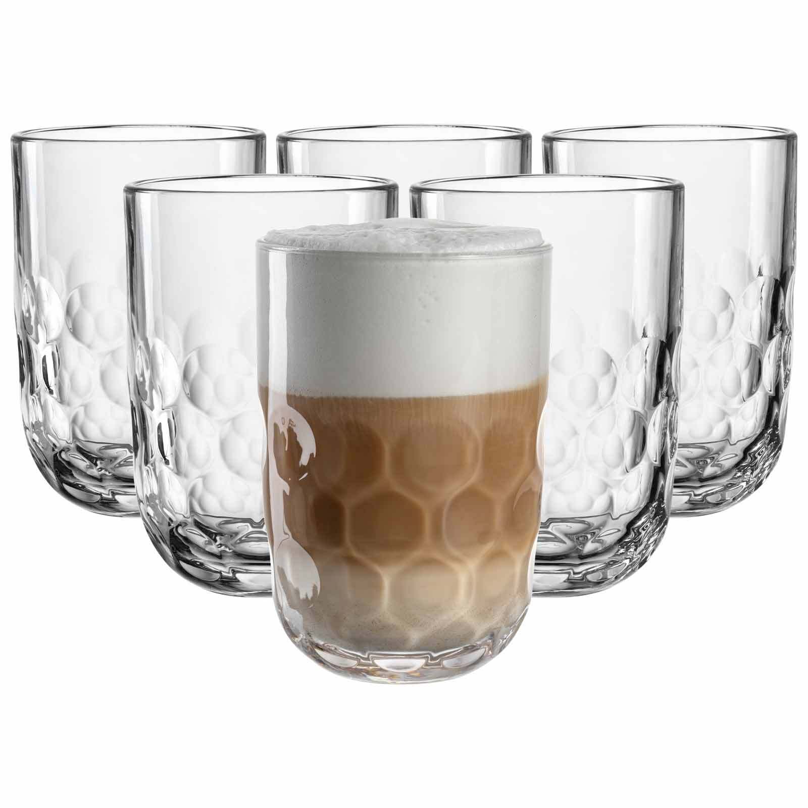 Leonardo Latte Macchiato Gl&auml;ser (1) Gocce 390 ml 6er Set - Bild 1