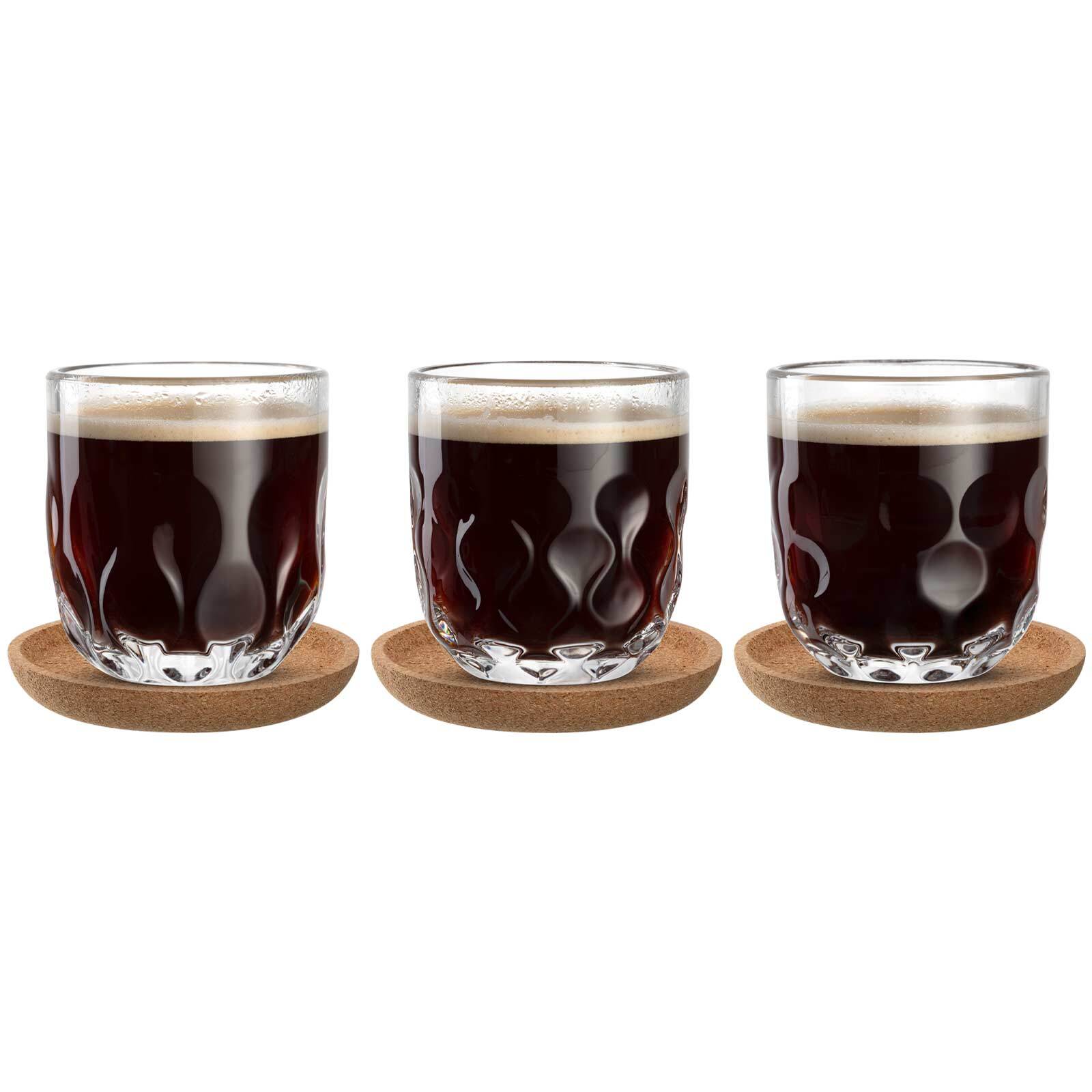 Leonardo Kaffee-Set mit Untersetzer Gocce 220 ml 3er Set - Bild 1
