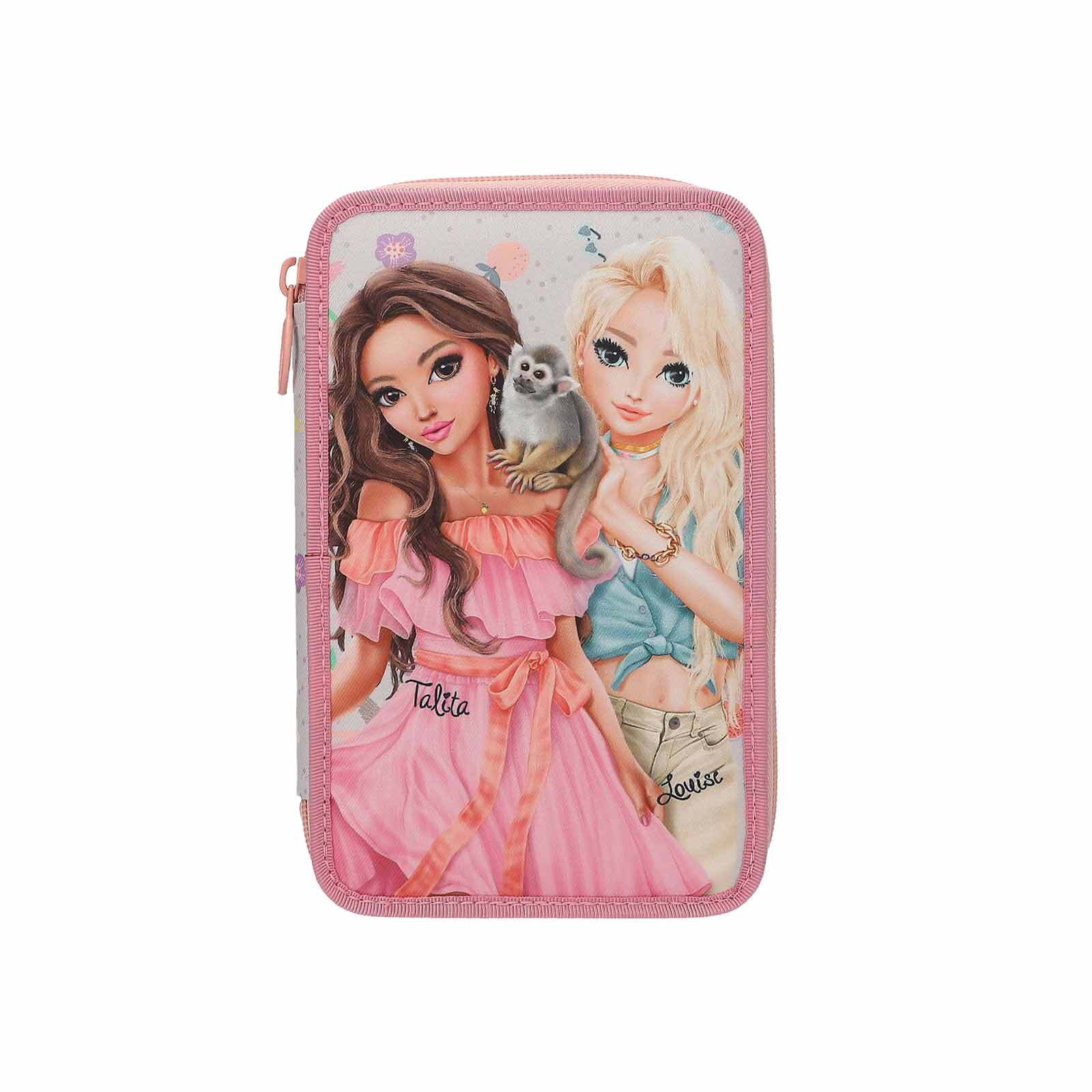 Depesche 3-Fach Federtasche JUICY inkl. Stifte TOPModel 7,5 x 13 x 20 cm - Bild 1