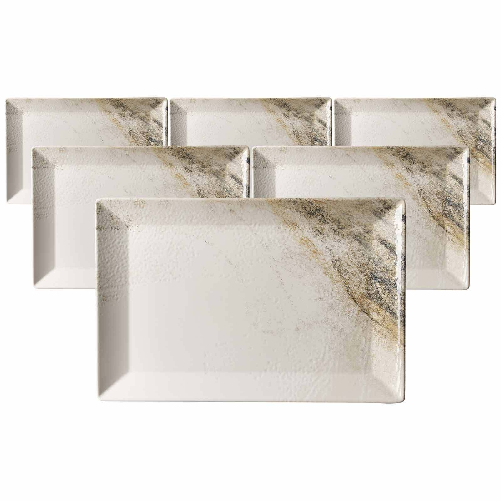 Ritzenhoff & Breker Platten Arezzo 34 x 23 cm 6er Set - Bild 1