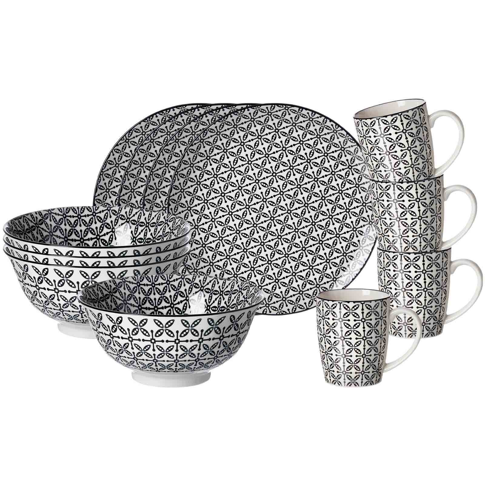 Ritzenhoff & Breker Fr&uuml;hst&uuml;cksset Takeo Leaves 12er Set - Bild 1