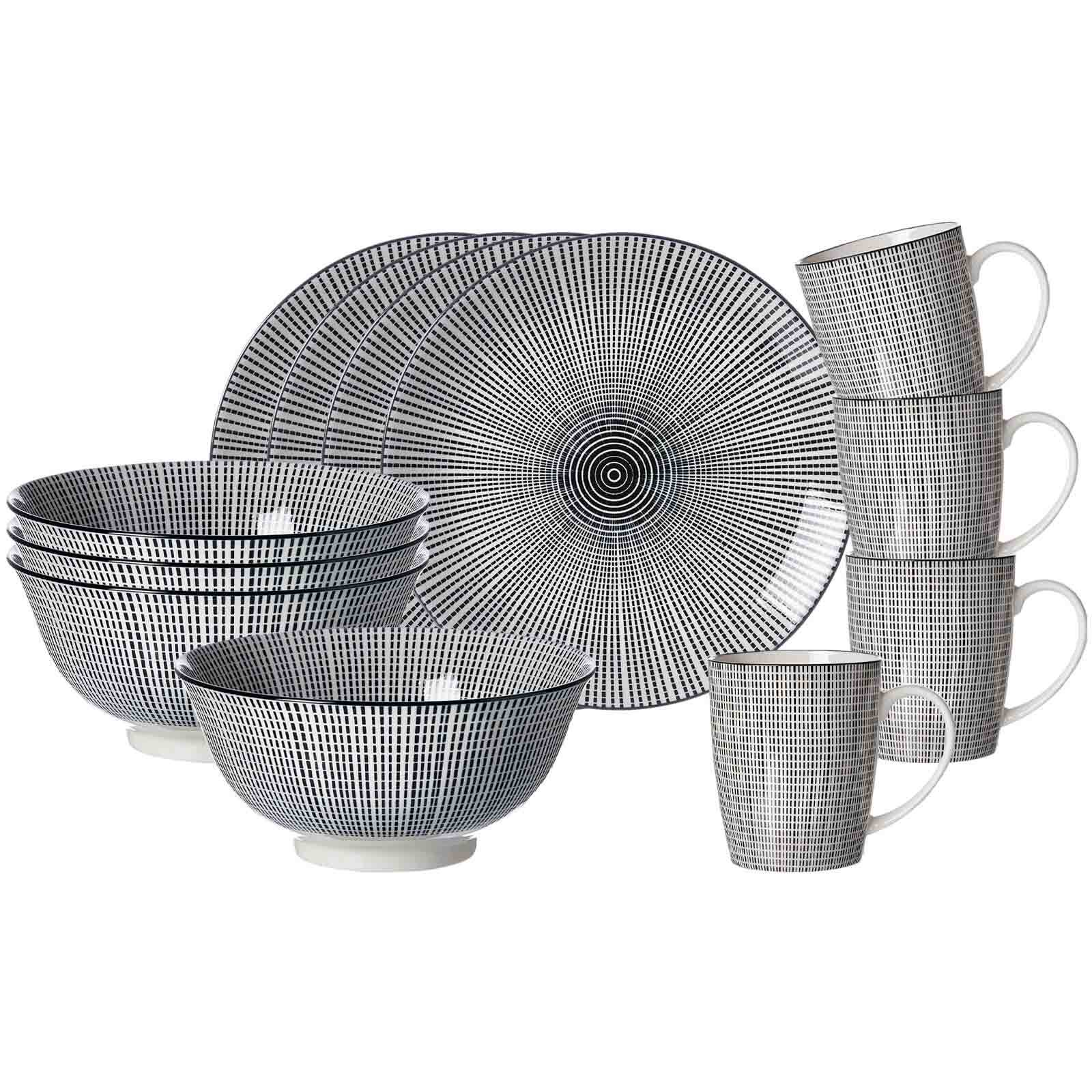 Ritzenhoff & Breker Fr&uuml;hst&uuml;cksset Takeo Stripes 12er Set - Bild 1