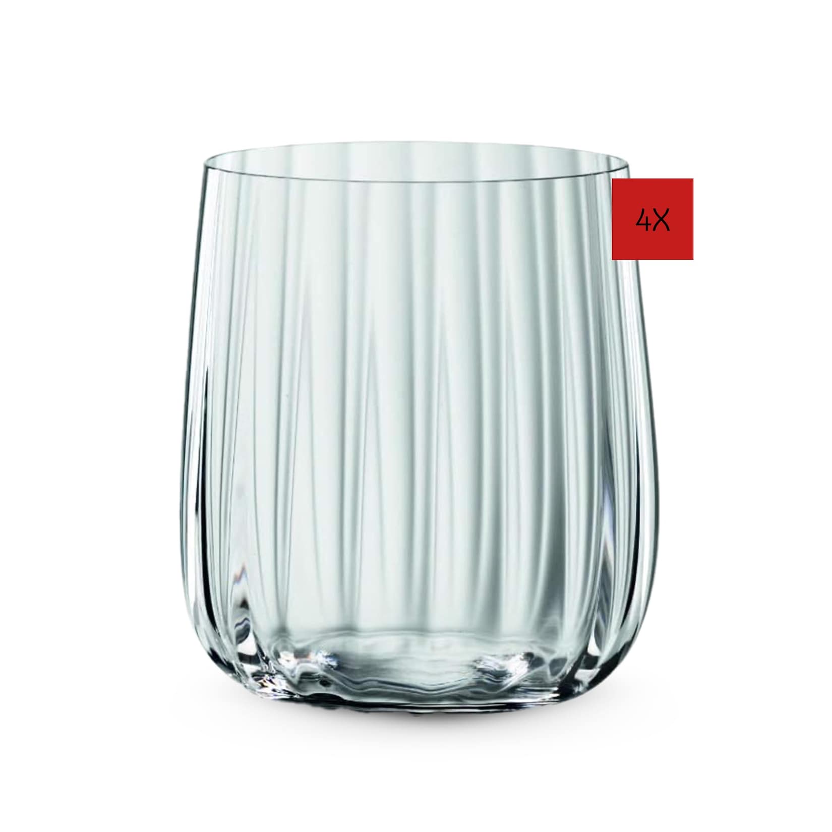 SPIEGELAU Trinkglas Becher 4er Set LIFESTYLE 4x340ml