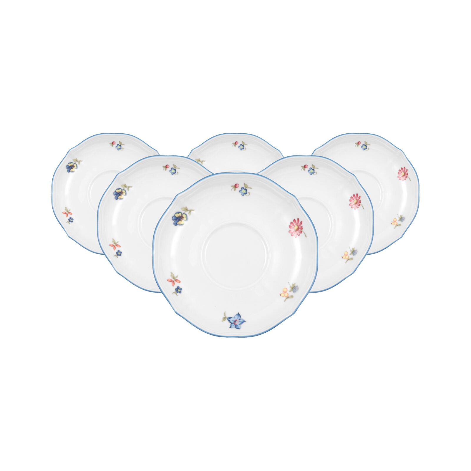 Seltmann Weiden Kombi-Untertassen Sonate Nostalgie ø 14,8 cm 6er Set