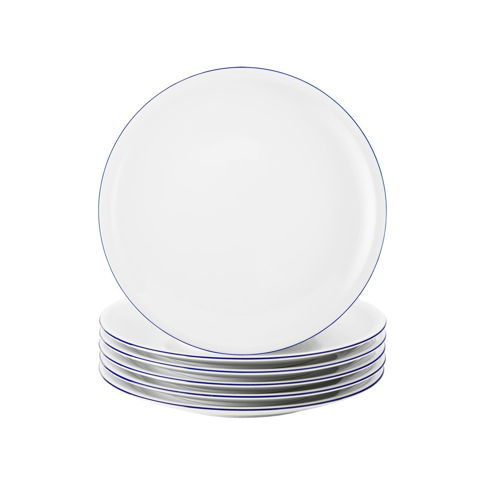 Seltmann Weiden Frühstücksteller Compact Blaurand ø 19,3 cm 6er Set