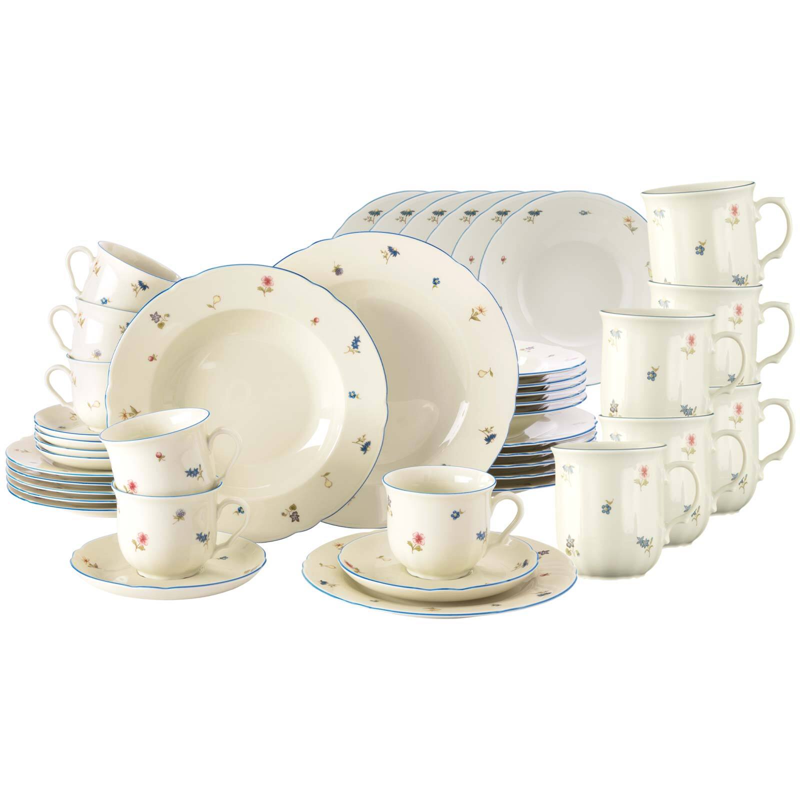 Seltmann Weiden Kombiservice Marieluise Streublume 42er Set - Bild 1