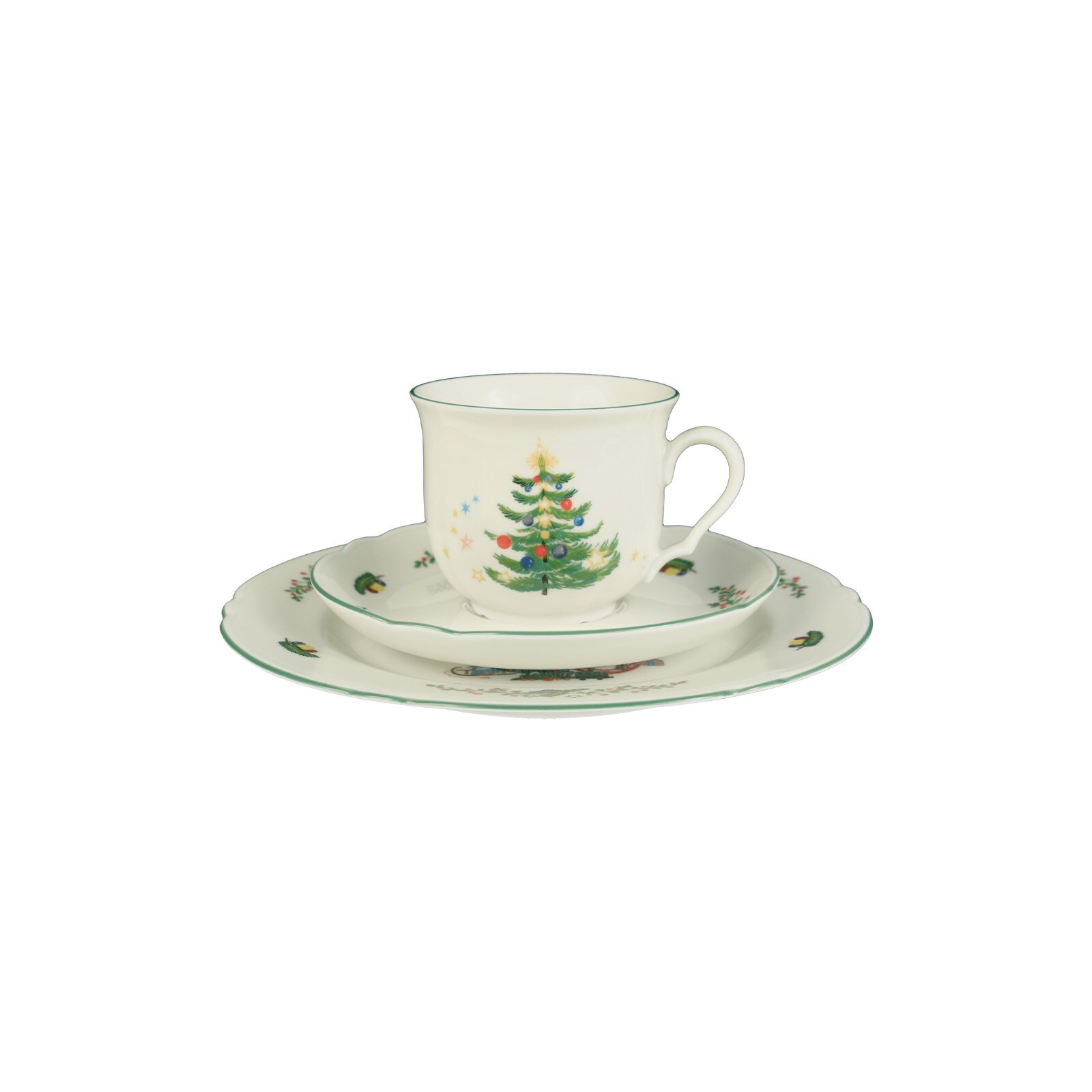 Seltmann Weiden Kaffeegedeck Marieluise Weihnachten 3er Set