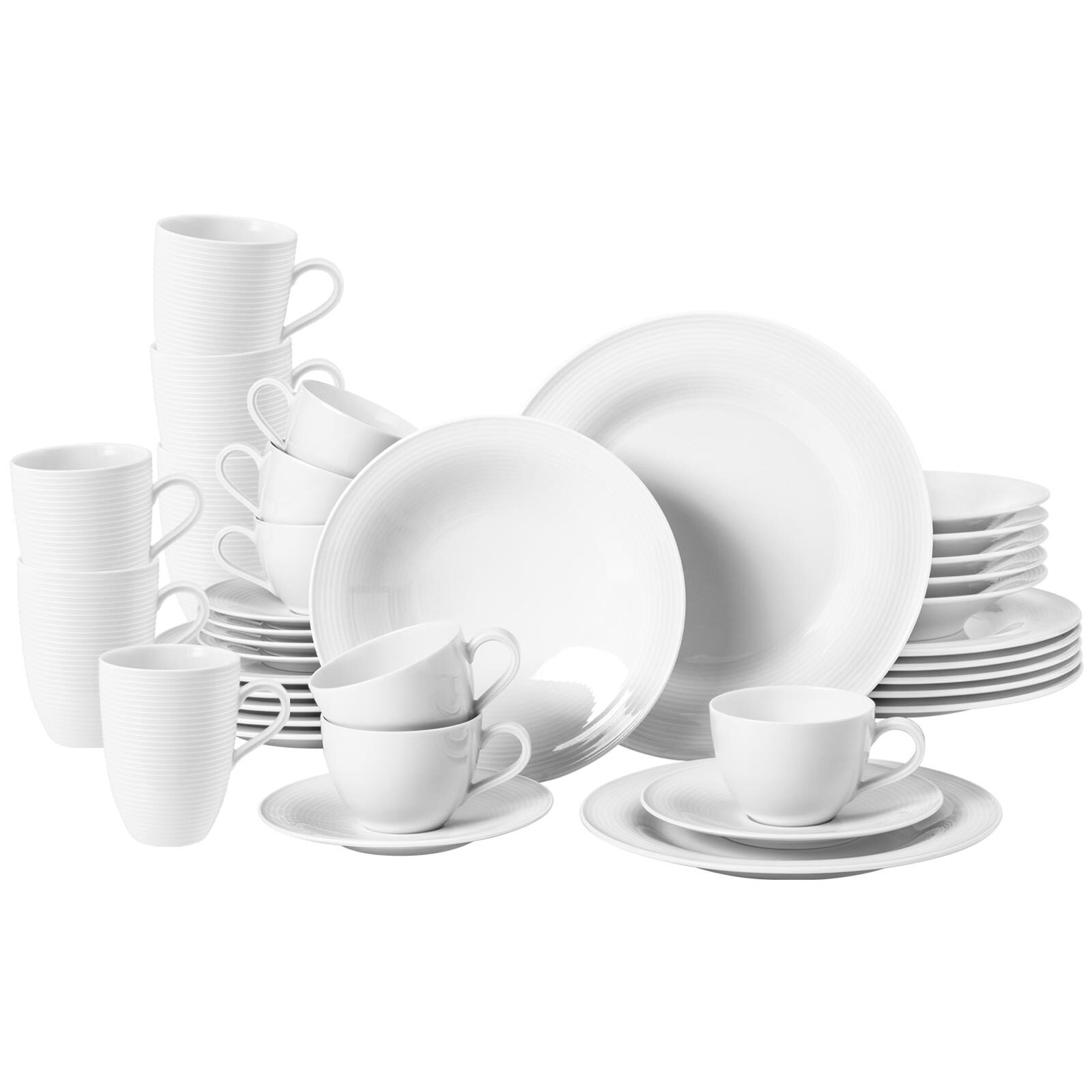 Seltmann Weiden Kombiservice Beat Wei&szlig; 36er Set - Bild 1