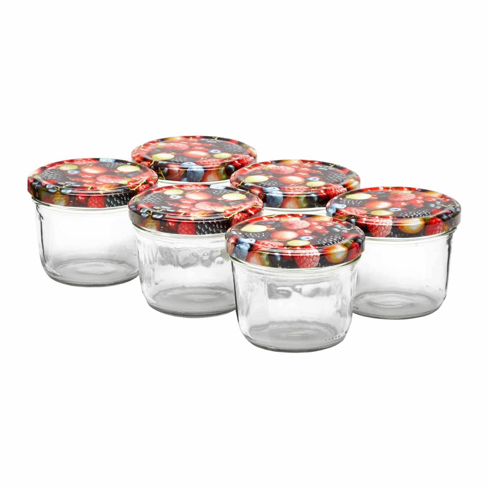 Van Well Einmachgl&auml;ser / Sturzgl&auml;ser Wildberries 230 ml 6er Set - Bild 1