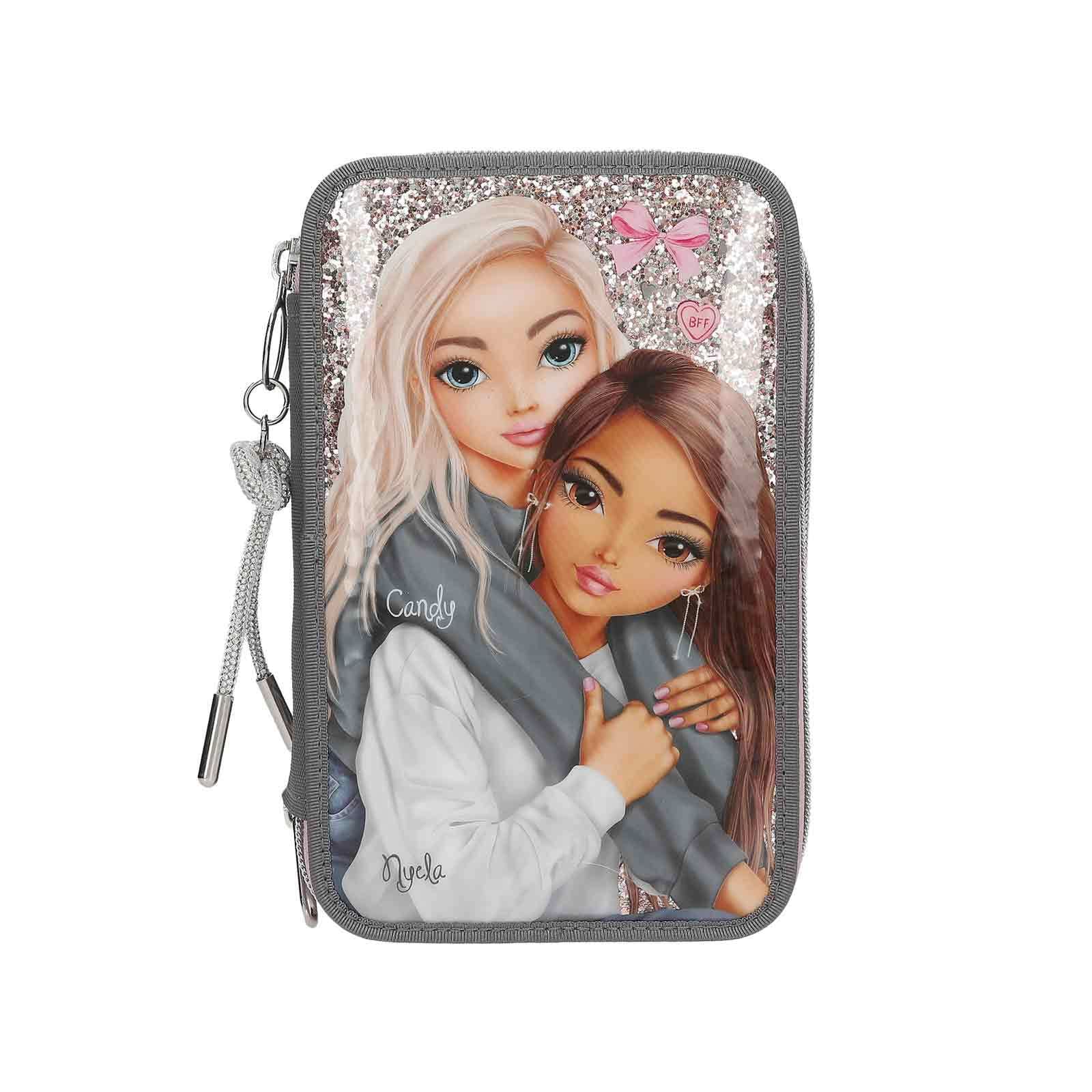 Depesche 3-Fach Federtasche MY BFF TOPModel 7,5 x 13 x 20 cm - Bild 1
