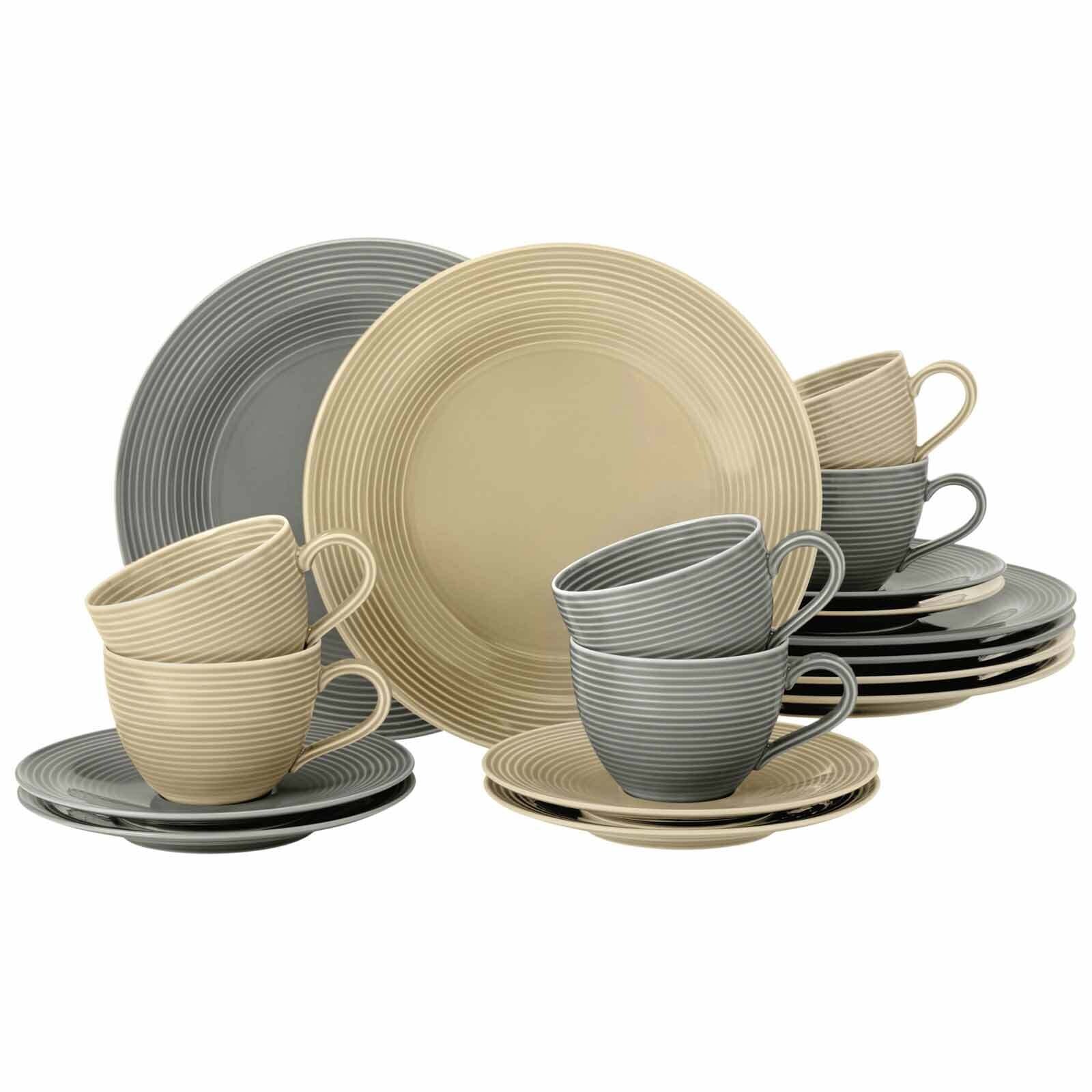Seltmann Weiden Kaffeeservice Beat Color Glaze 18-tlg.