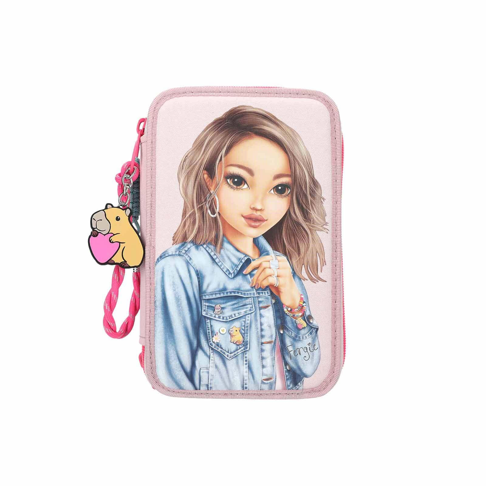 Depesche 3-Fach Federtasche CAPYBARA TOPModel 7,5 x 13 x 20 cm - Bild 1