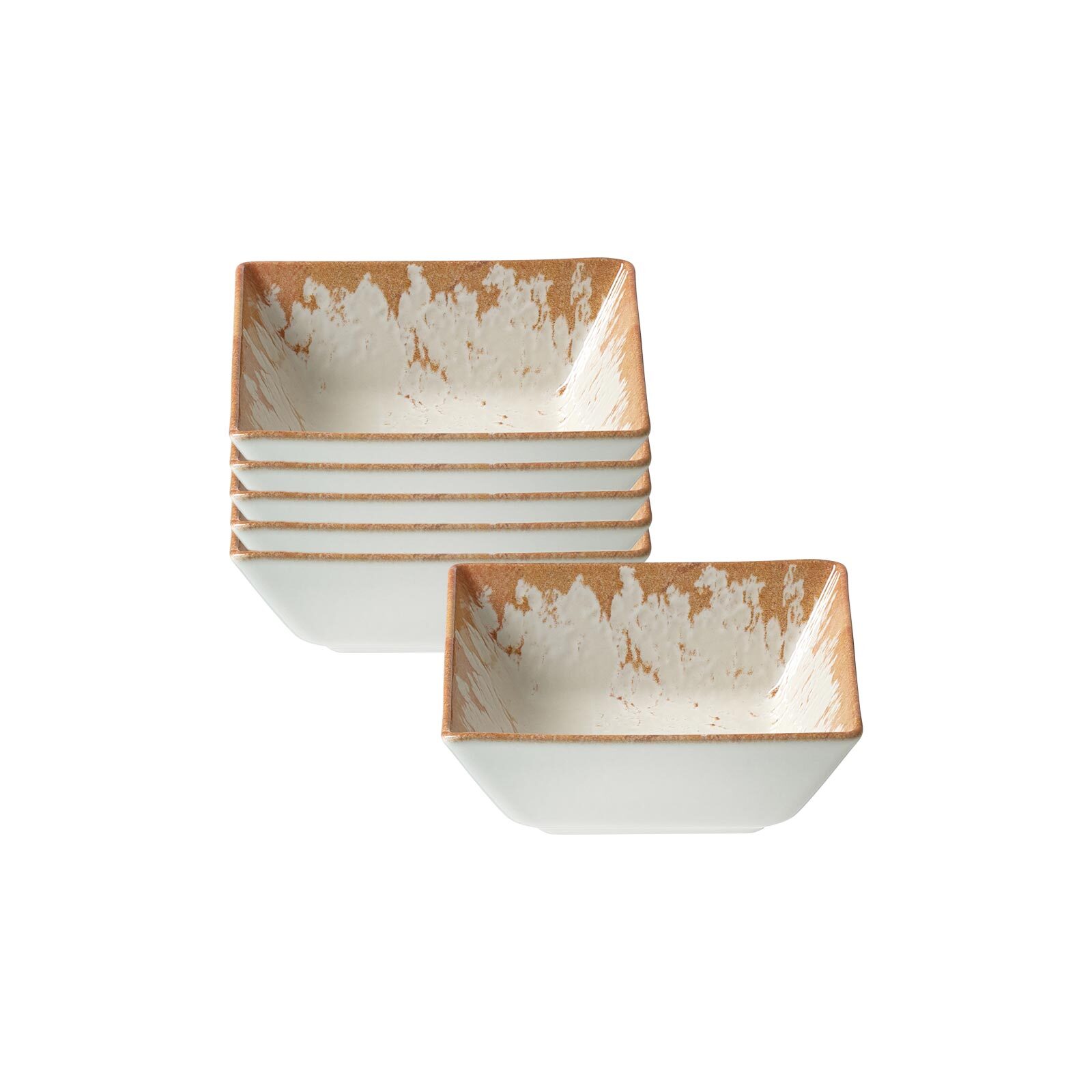 Ritzenhoff & Breker Beilagenschalen Rusty 13 x 13 cm 6er Set - Bild 1