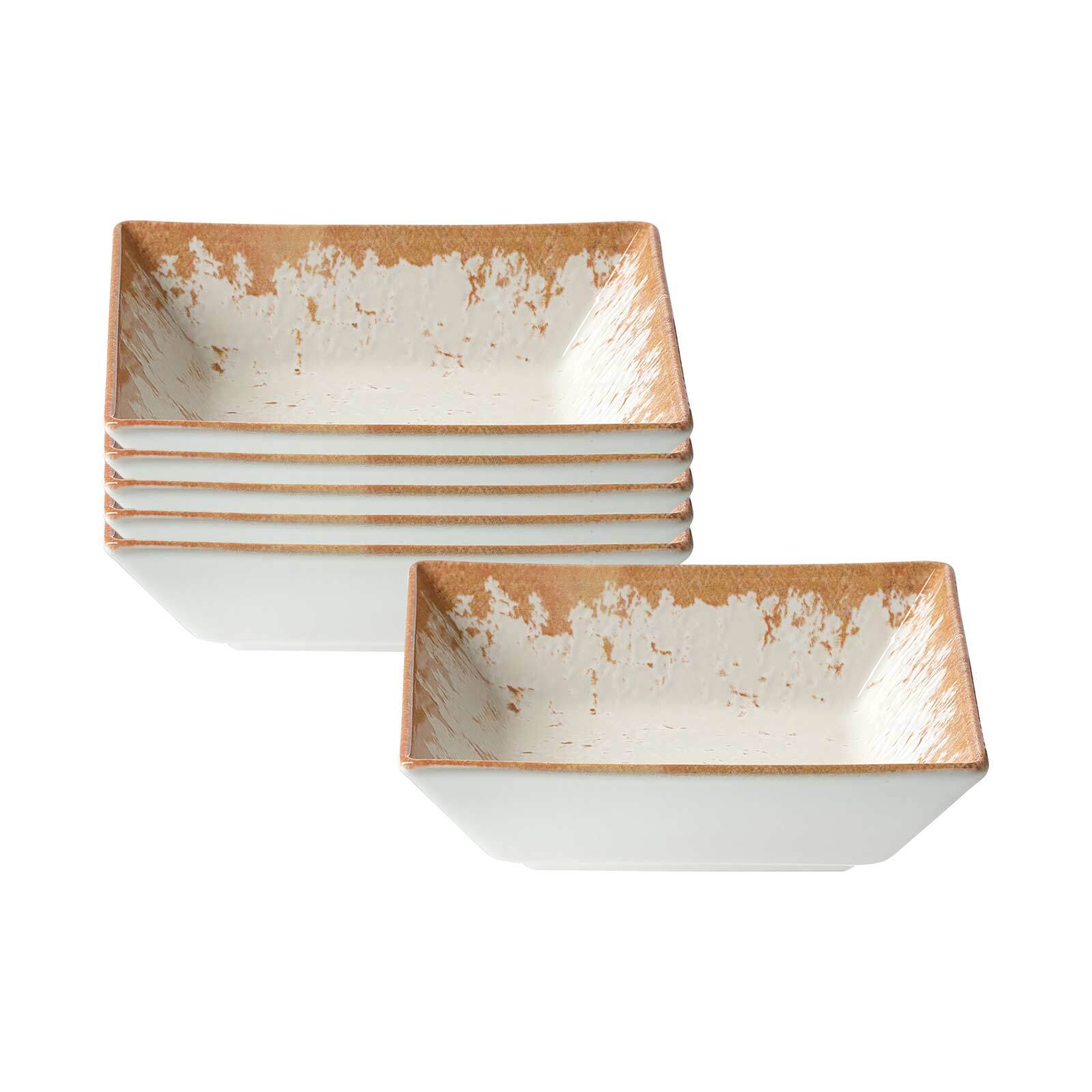 Ritzenhoff & Breker Servierschalen Rusty 17 x 17 cm 6er Set - Bild 1