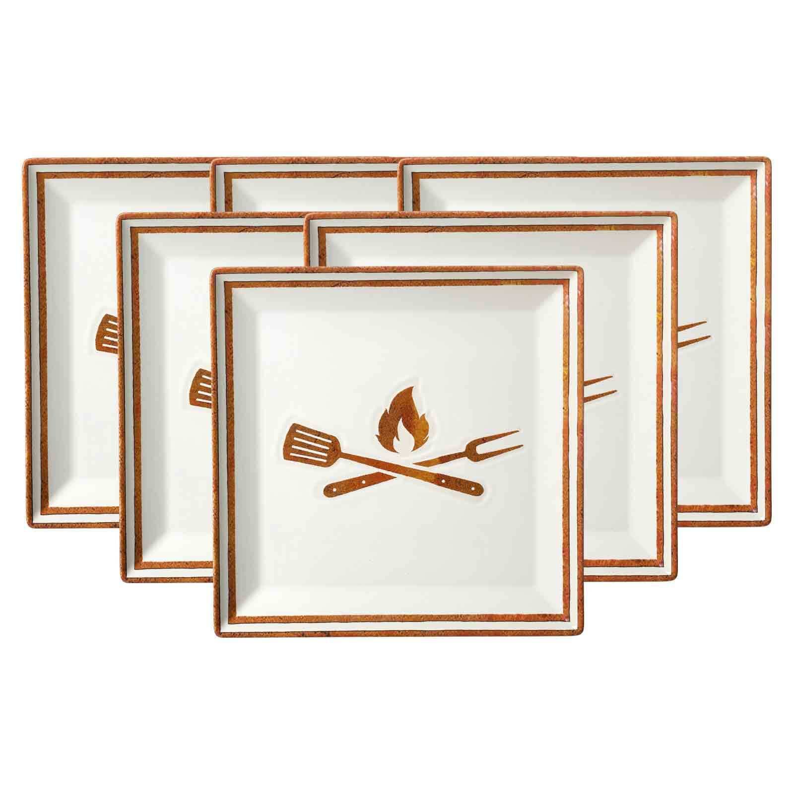 Ritzenhoff & Breker Speiseteller Rusty 26 x 26 cm 6er Set - Bild 1
