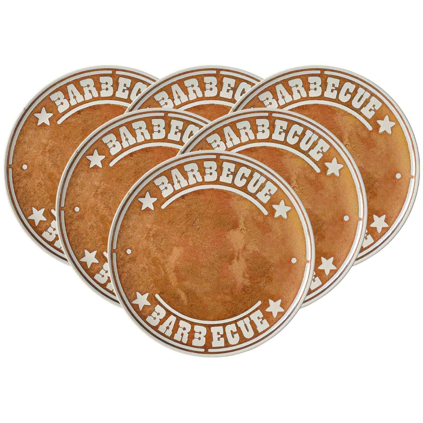 Ritzenhoff & Breker Grillteller Rusty &oslash; 32 cm 6er Set - Bild 1