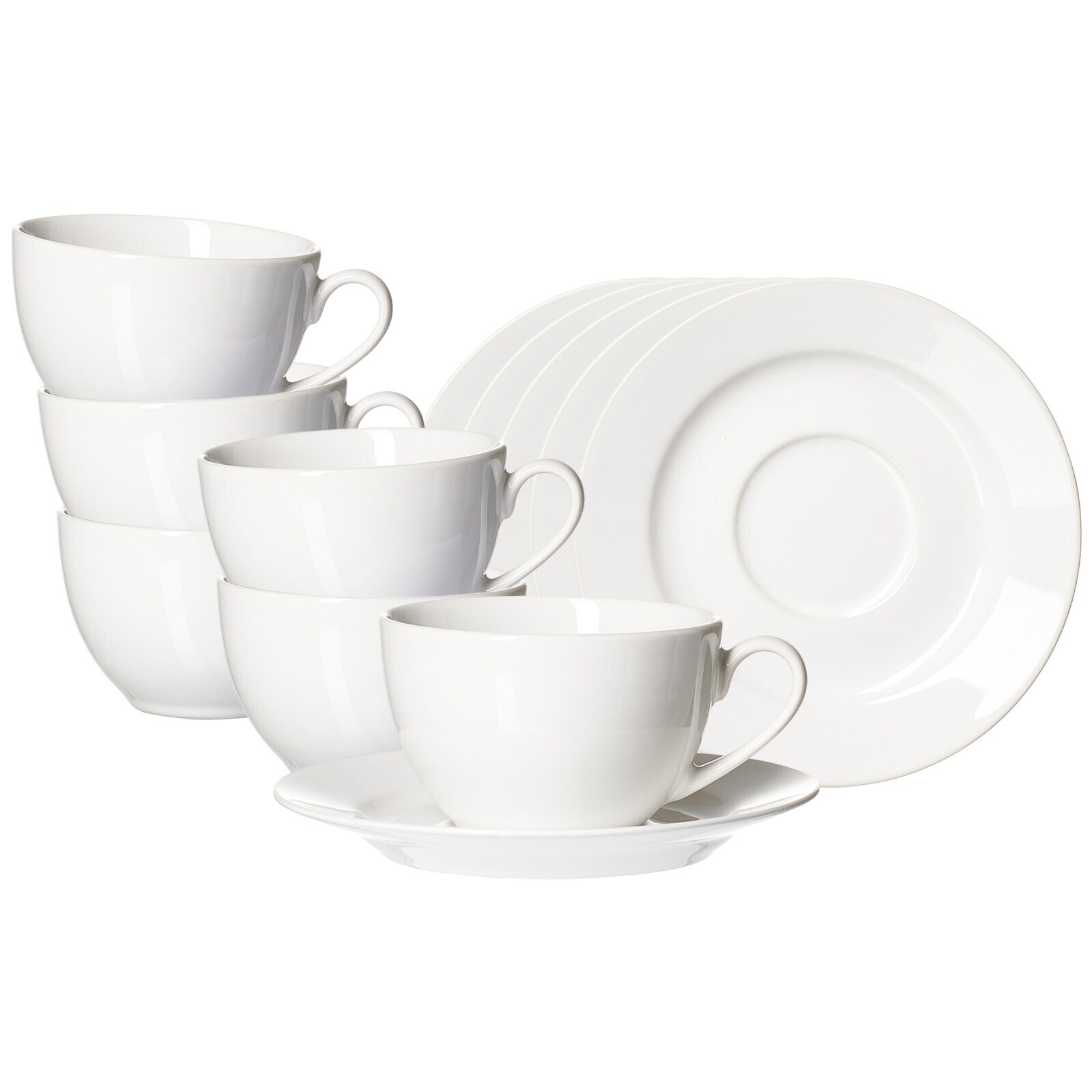 Ritzenhoff & Breker Kaffeetassen mit Untertassen Volos 220 ml 12-tlg.
