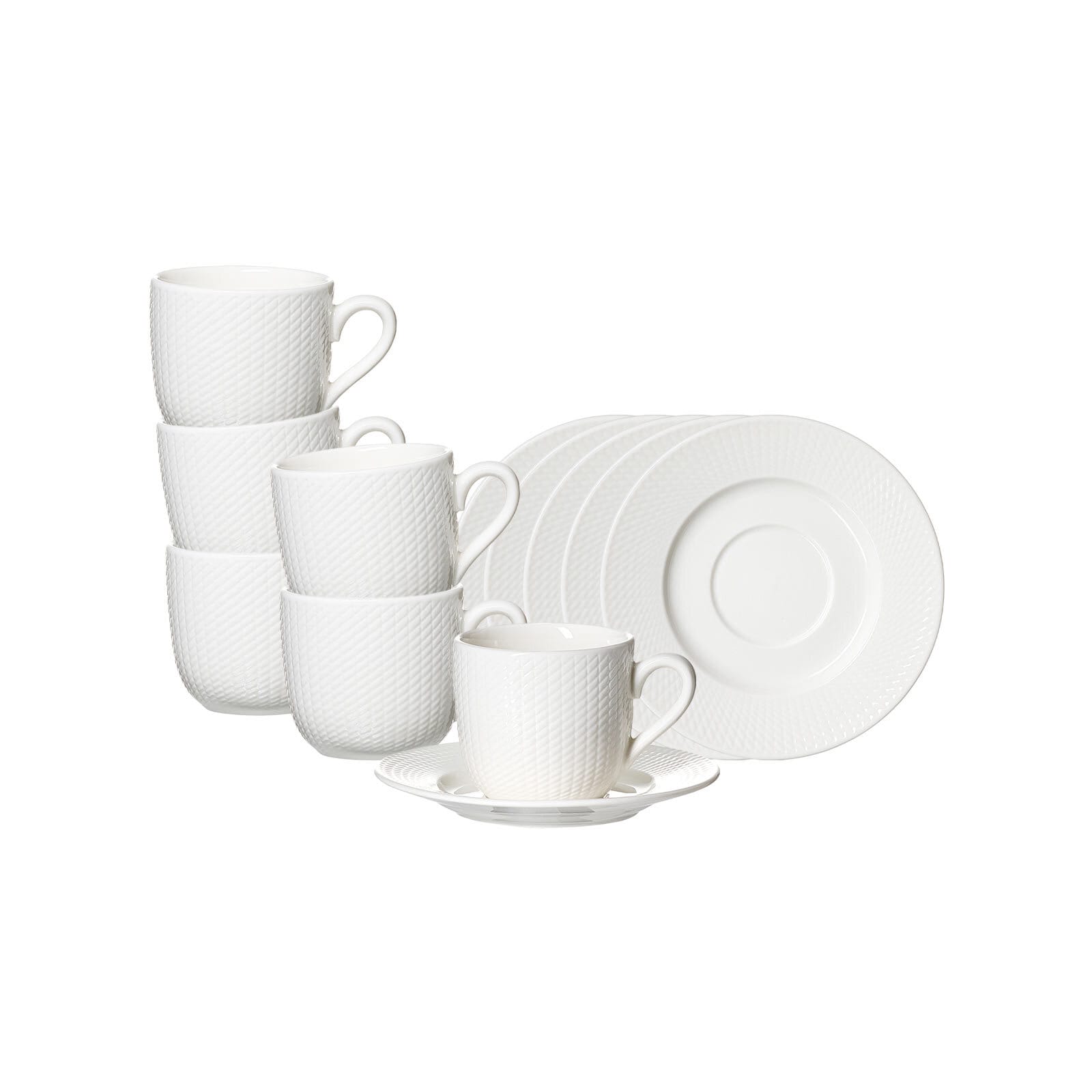 Ritzenhoff & Breker Espressotassen mit Untertassen Saphir 80 ml 6er Set - Bild 1