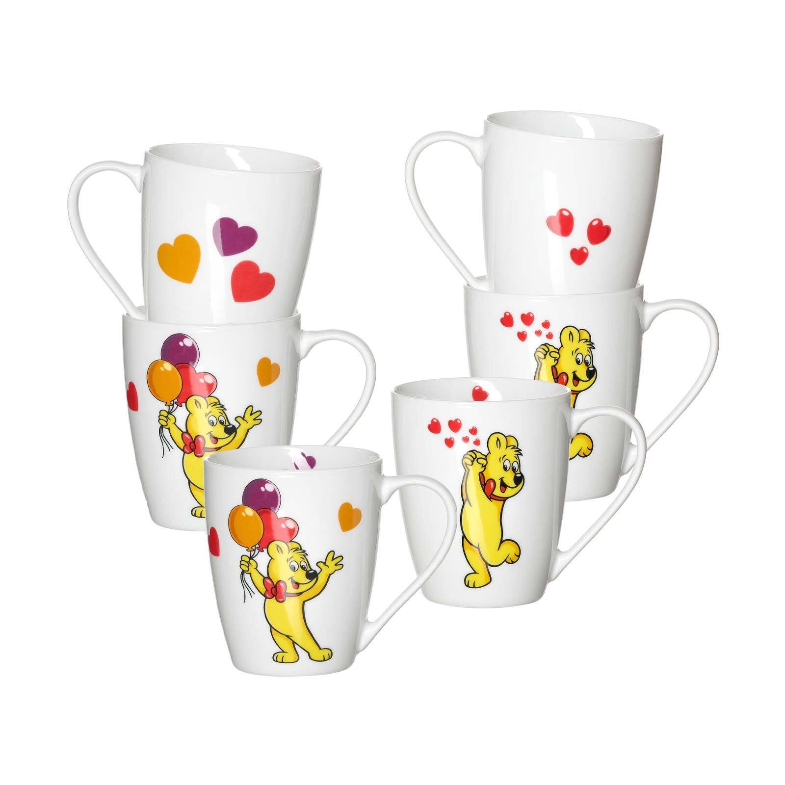 Ritzenhoff & Breker Becher Haribo Heart 360 ml 6er Set - Bild 1